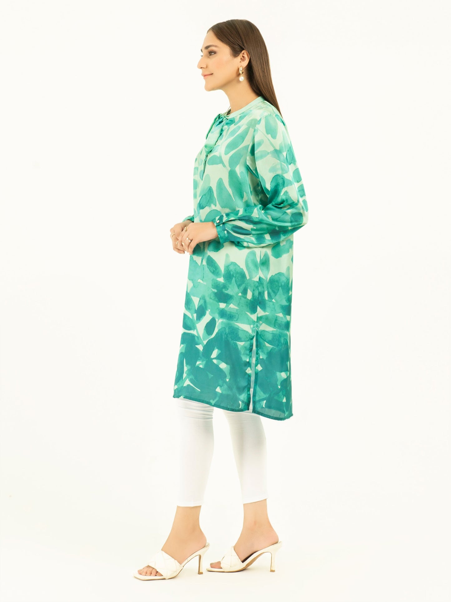 Silk Shirt-Printed (Pret)