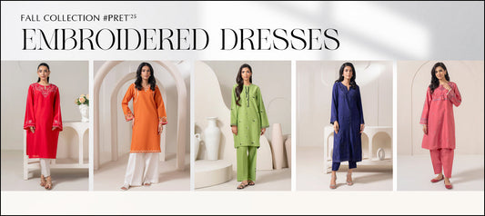 Embroidered Dresses For Women - Limelight