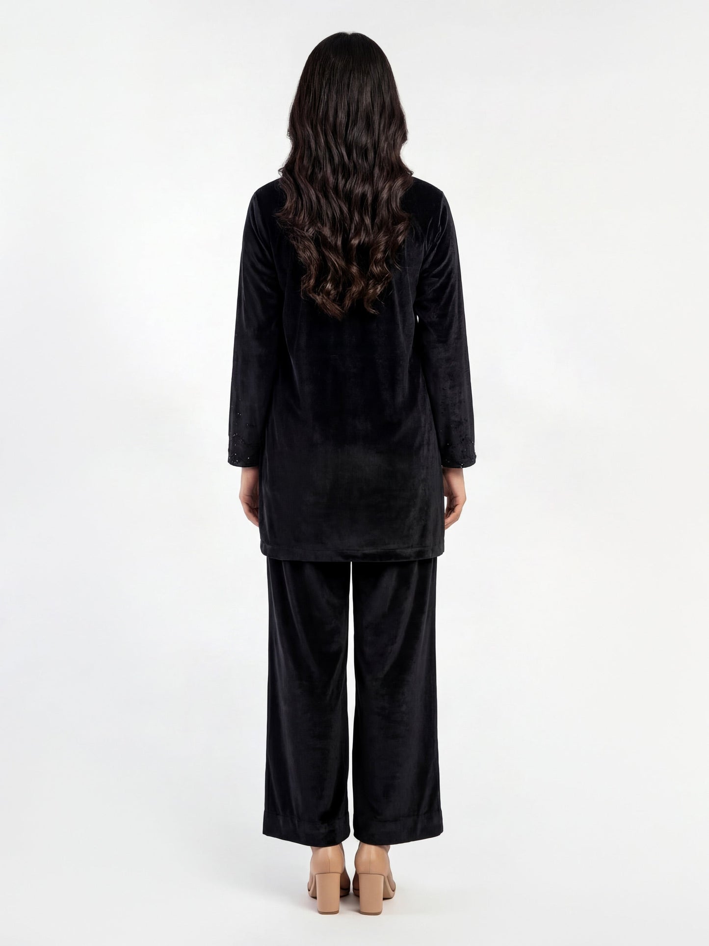 Velour Co-ord Set- Embellished