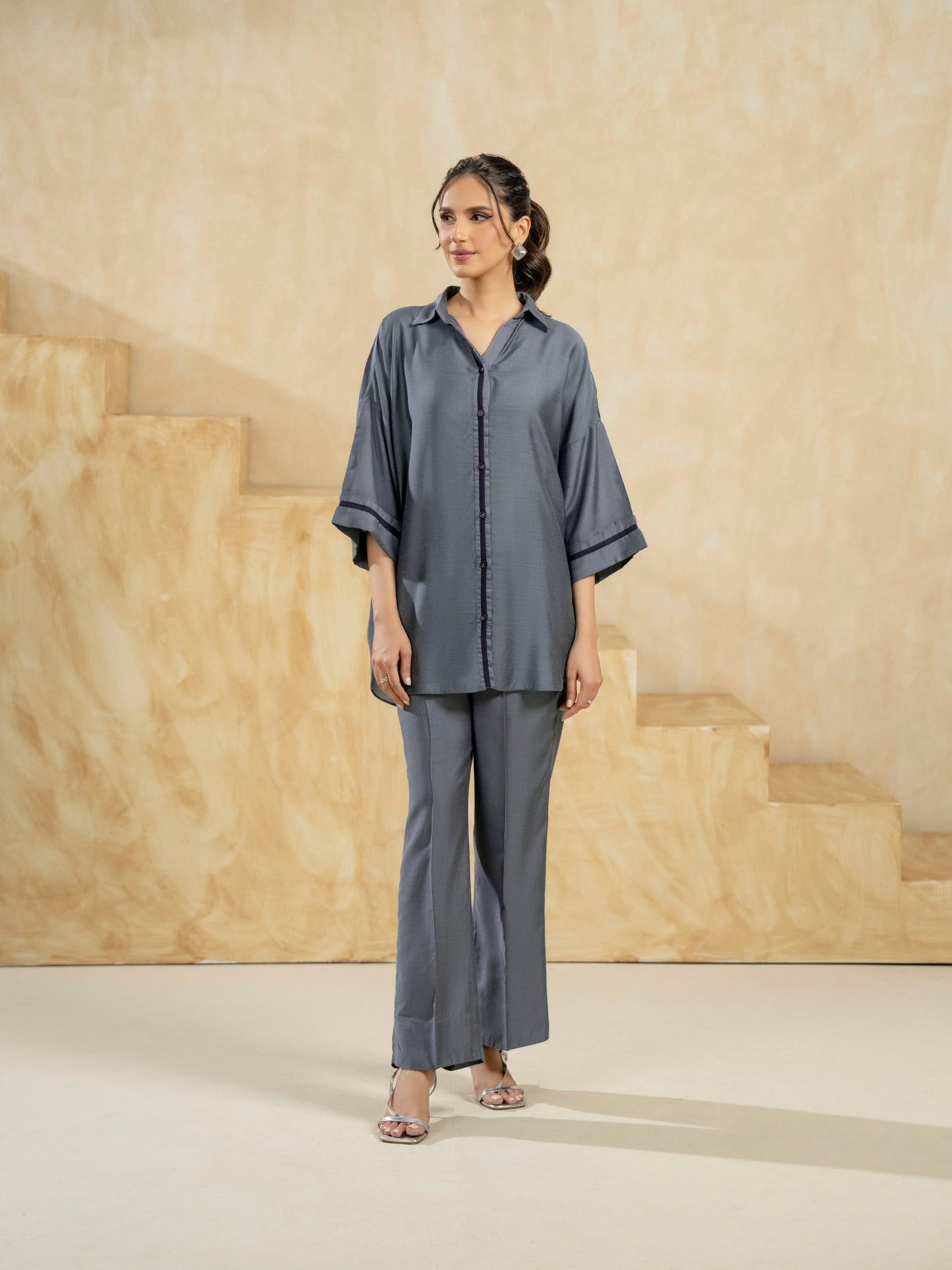 Silk Co-ord Set-Dyed (Pret)