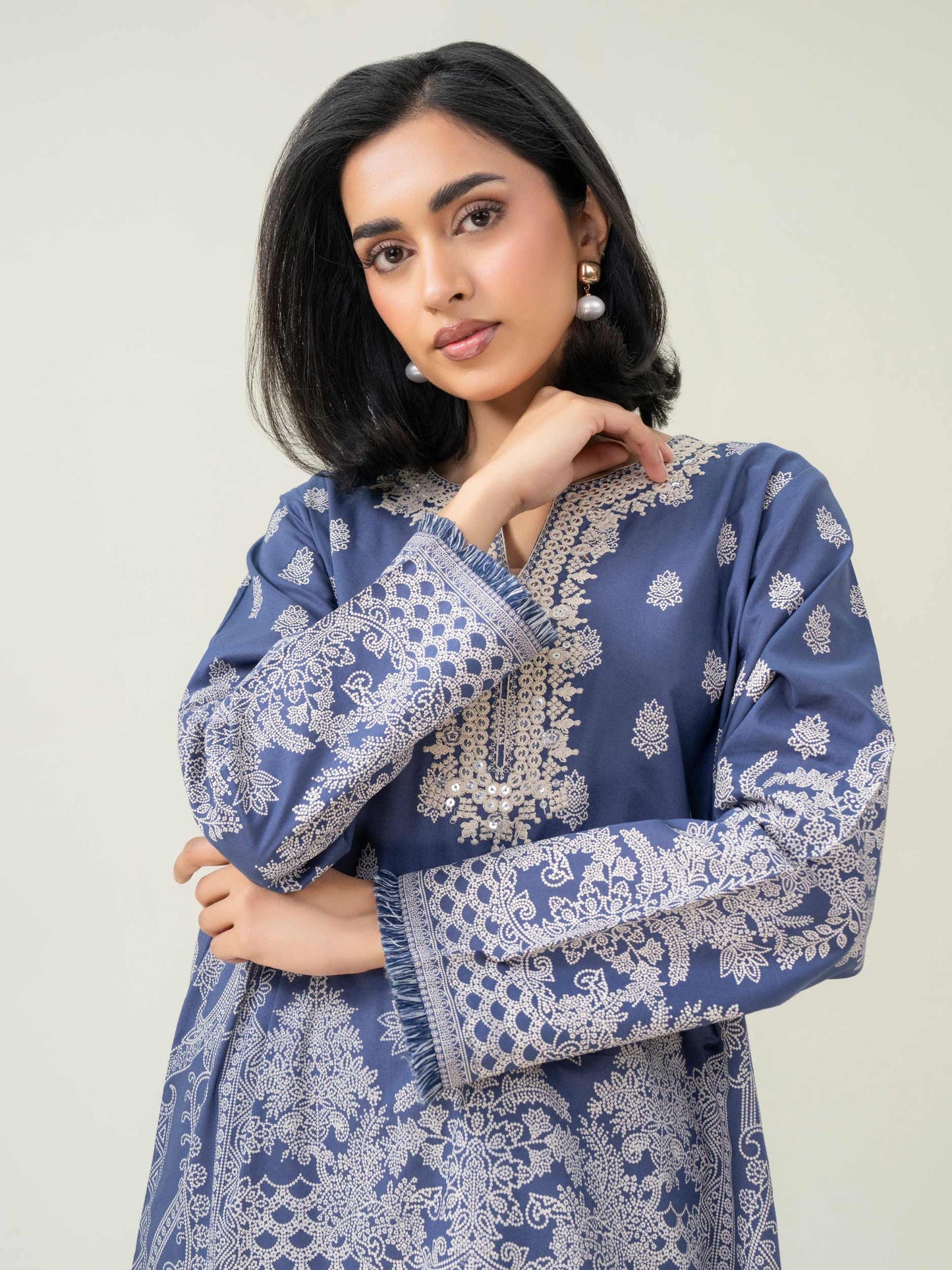 Lawn Kurti-Embroidered (Pret)