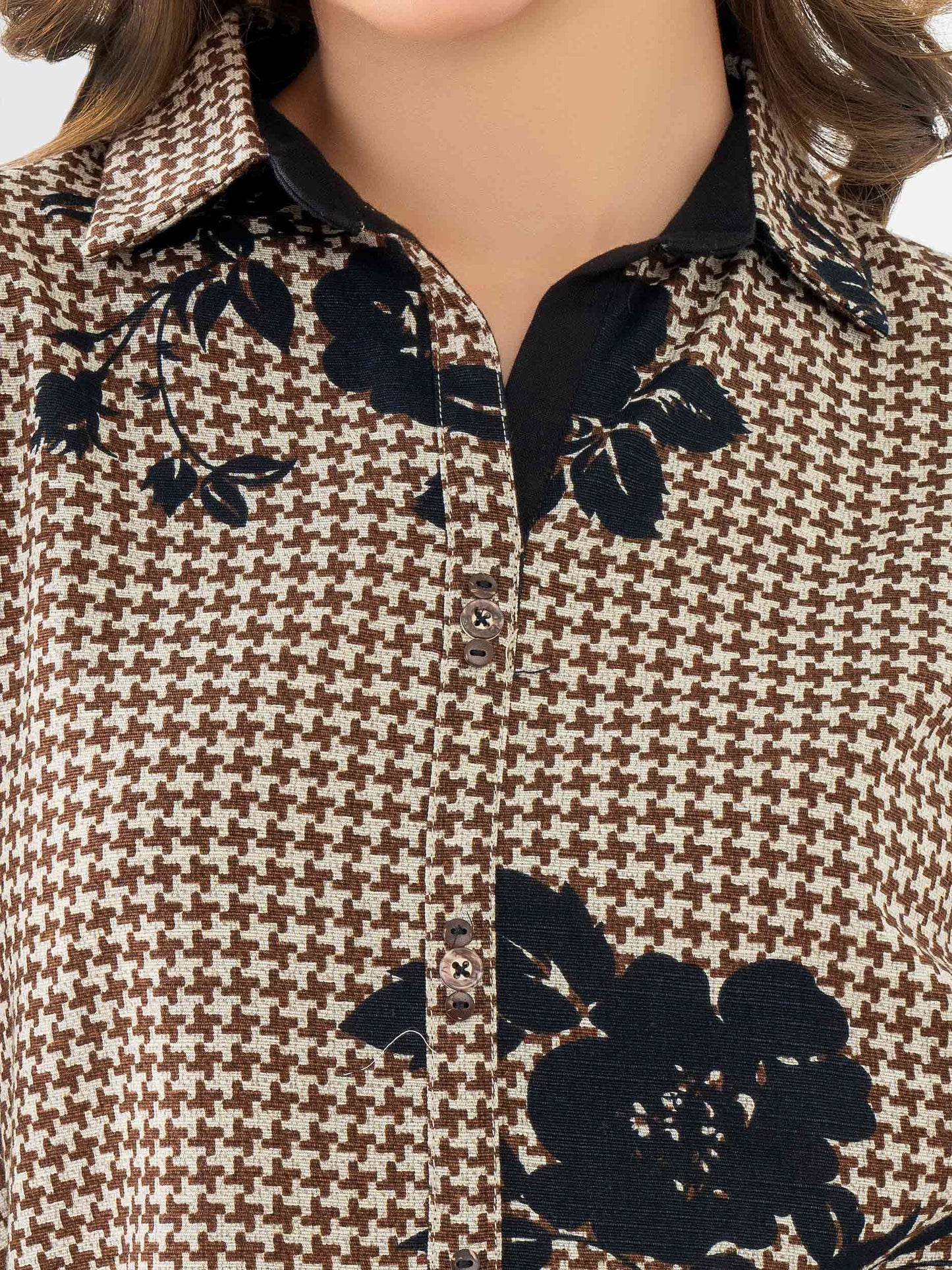 Khaddar Shirt-Printed (Pret)