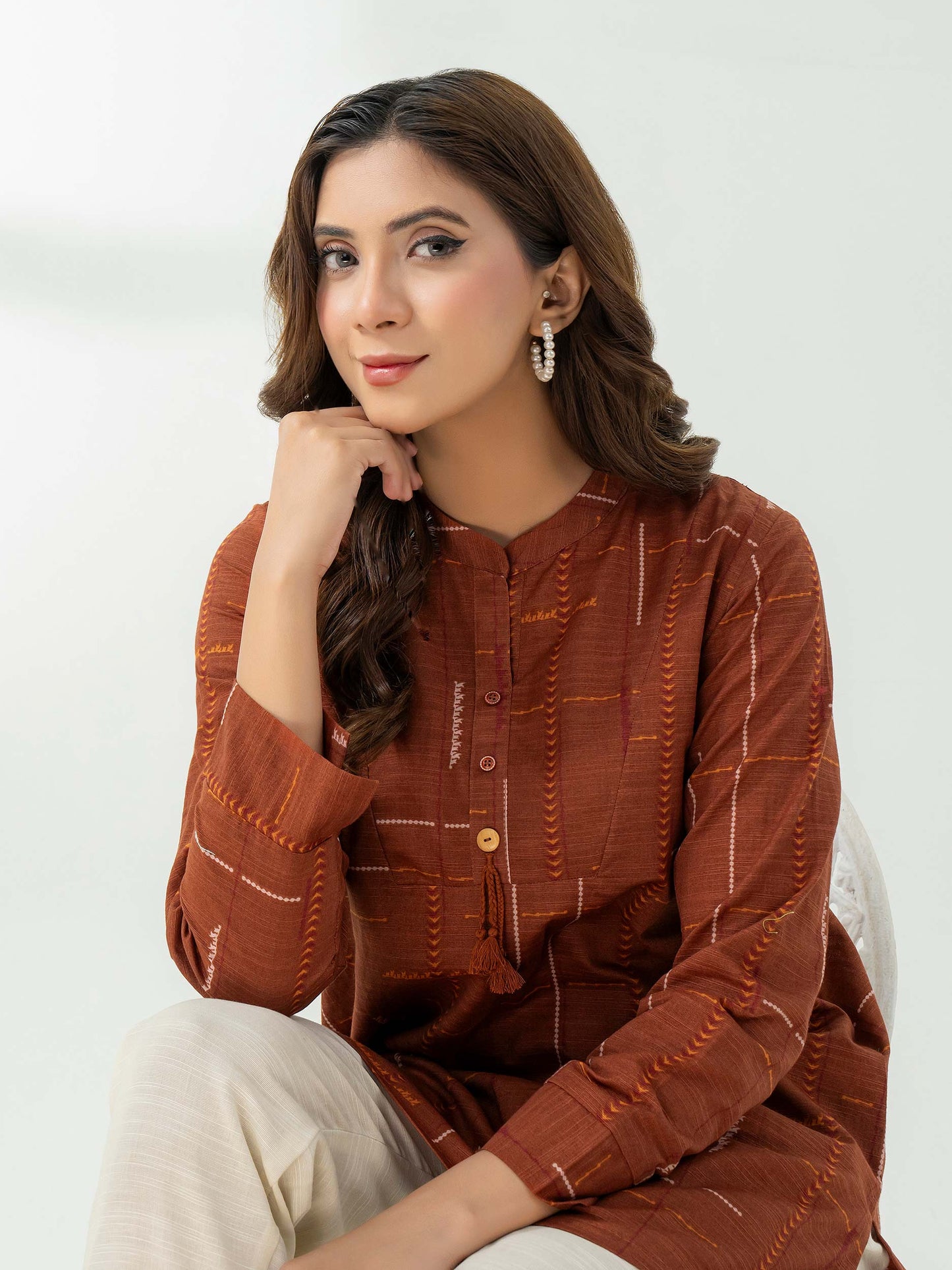 Khaddar Kurti-Printed (Pret)