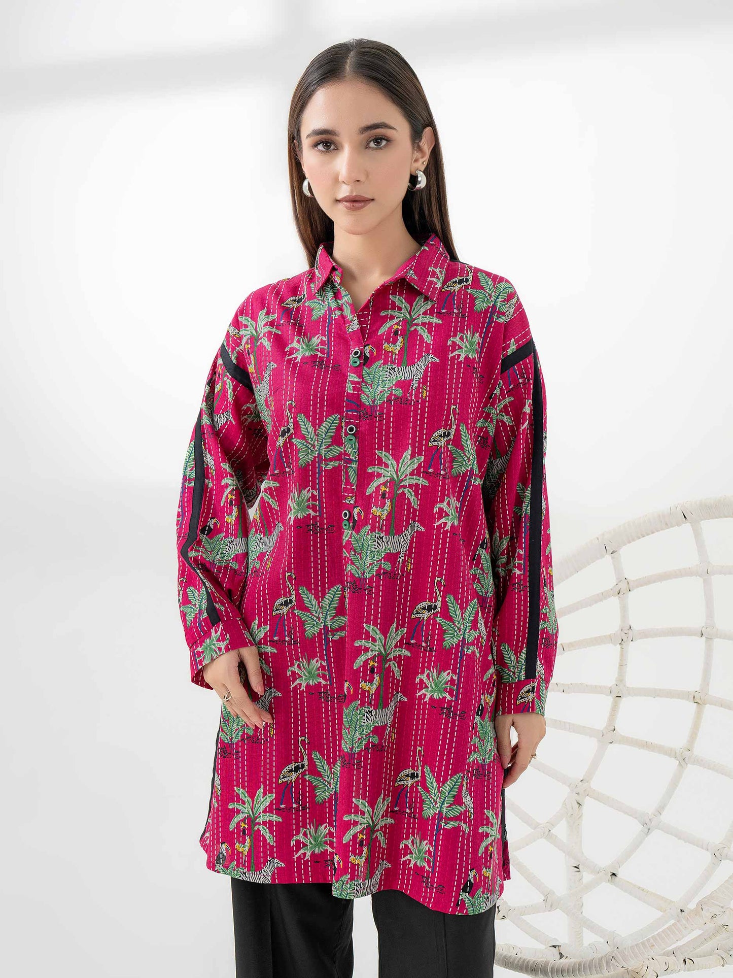 Khaddar Kurti-Printed (Pret)