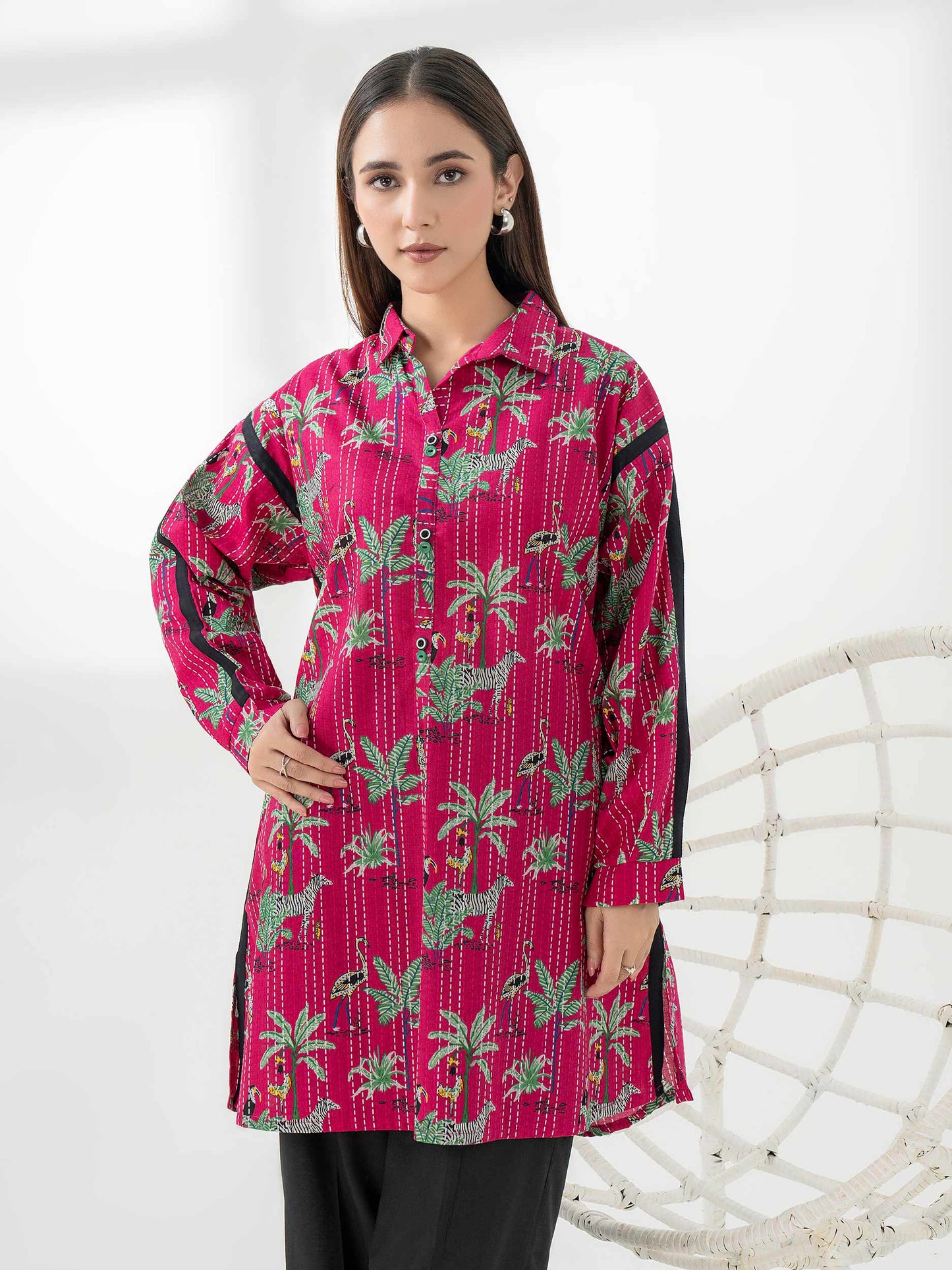 Khaddar Kurti-Printed (Pret)