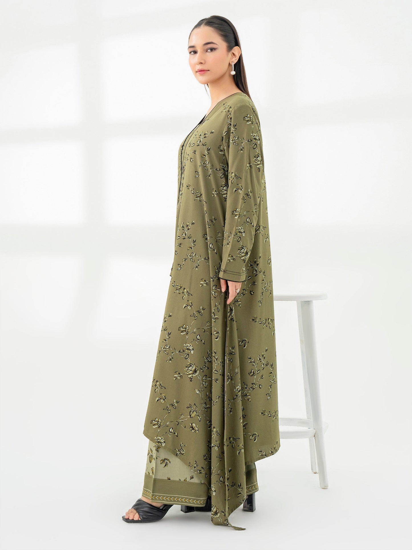 2 Piece Linen Suit-Printed (Pret)