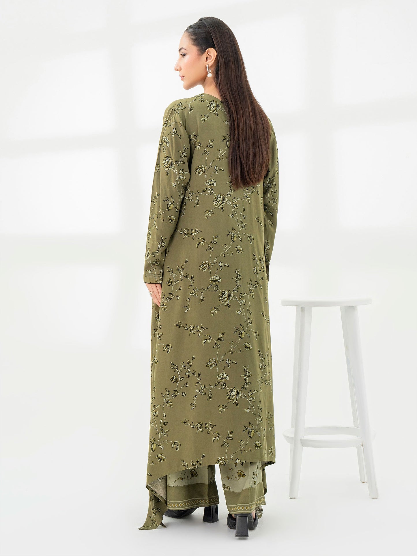 2 Piece Linen Suit-Printed (Pret)