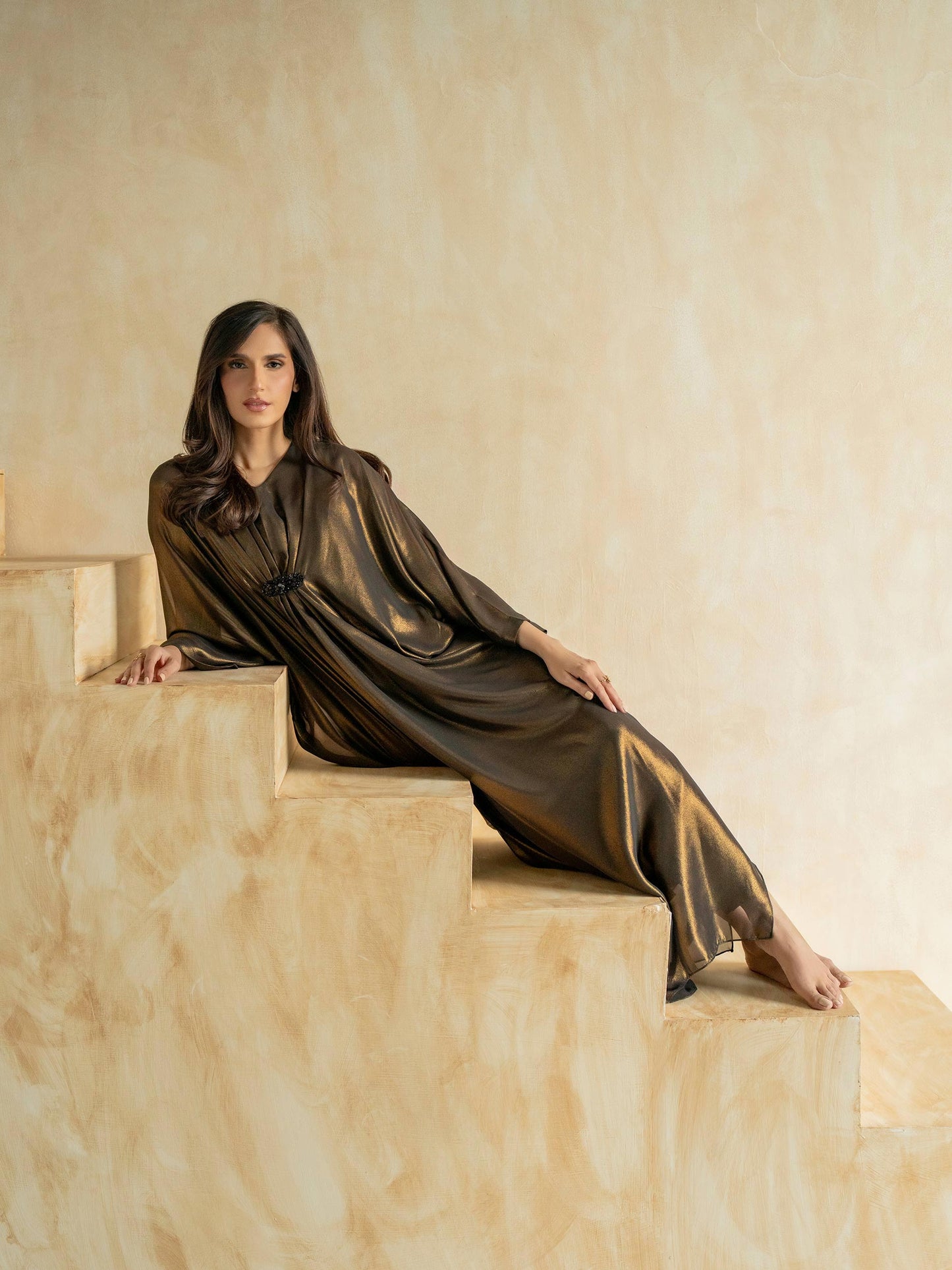 Chiffon Shirt-Embroidered (Pret)