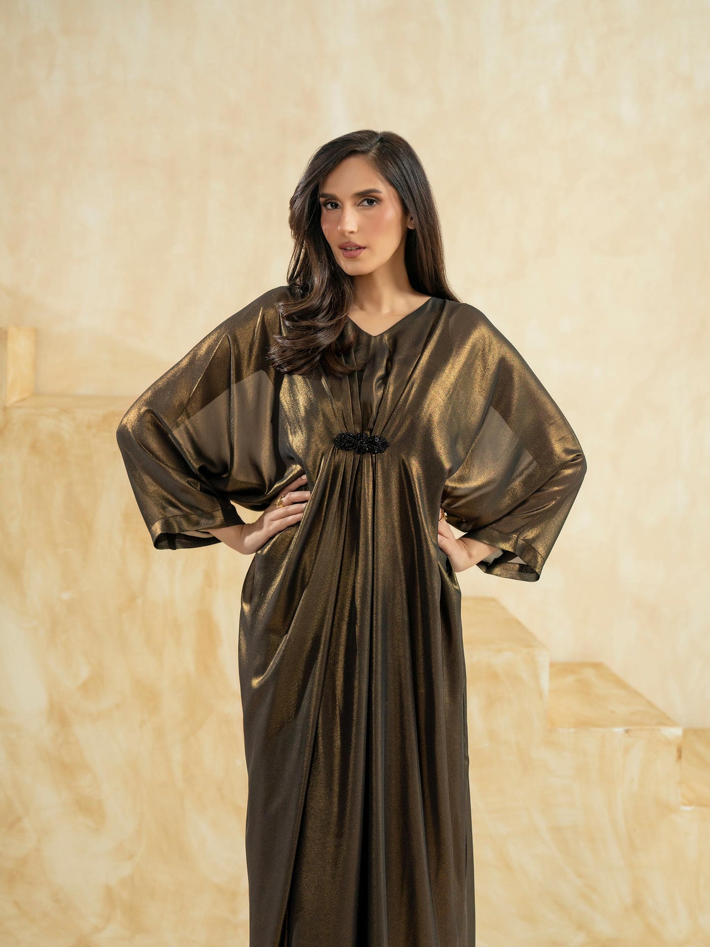 Chiffon Shirt-Embroidered (Pret)