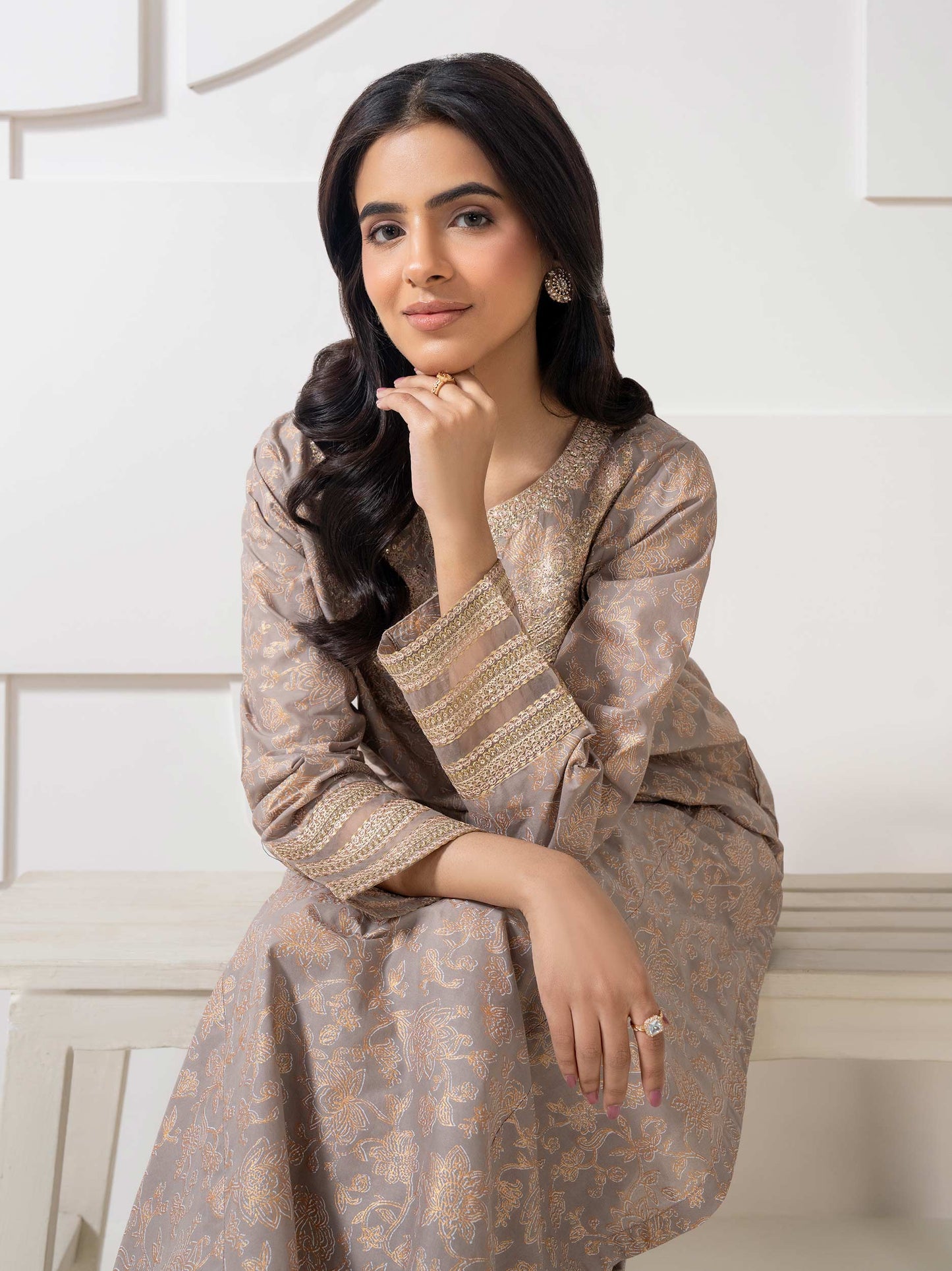 2 Piece Lawn Suit Embroidered (Pret)