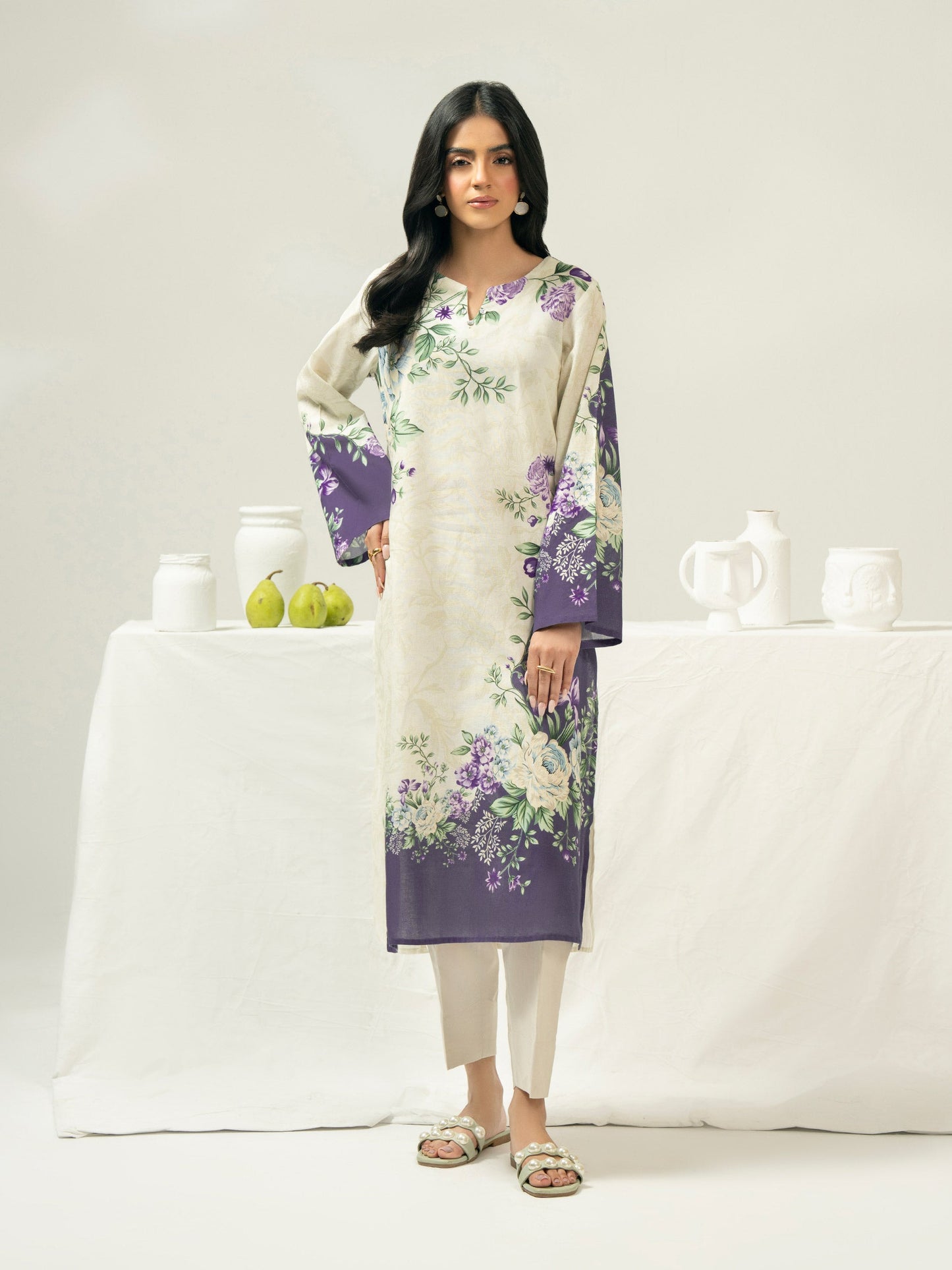 Khaddar Shirt-Printed (Pret)