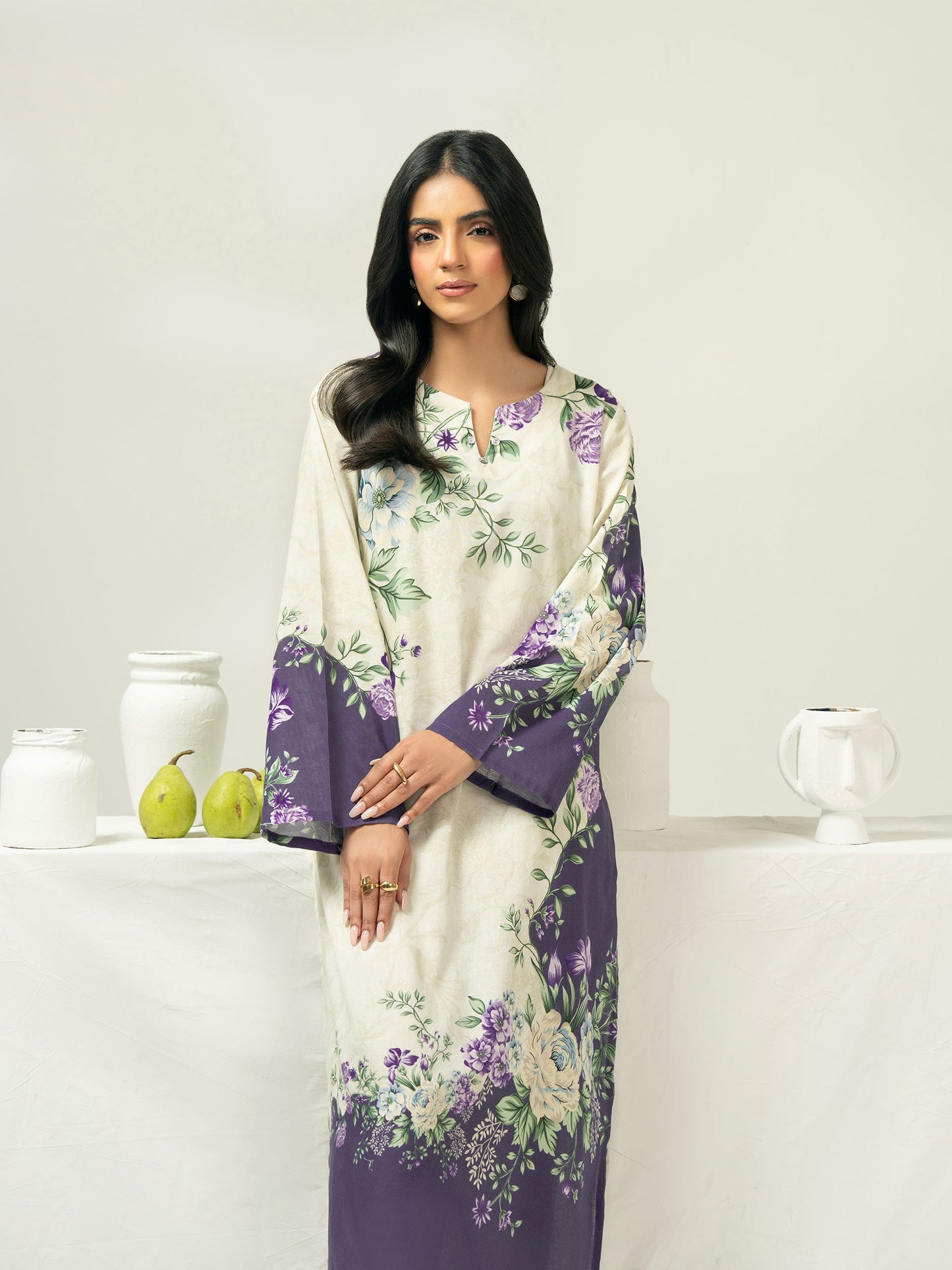 Khaddar Shirt-Printed (Pret)