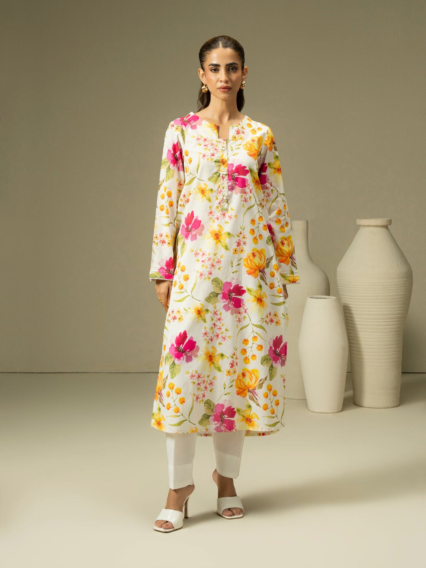 Khaddar Shirt-Printed (Pret)