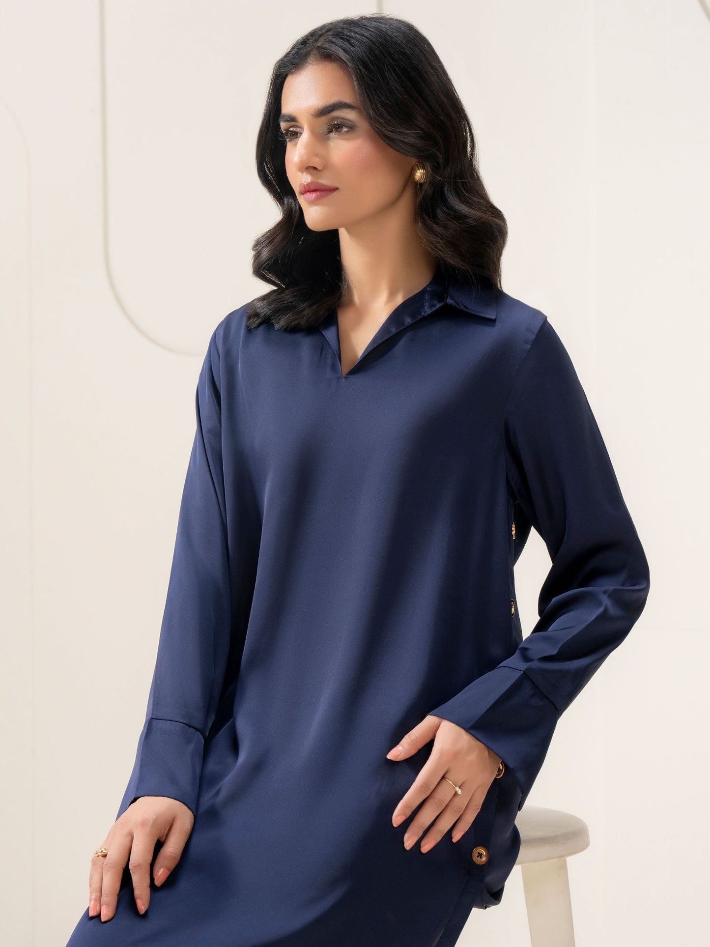 2 Piece Silk Suit-Dyed (Pret)