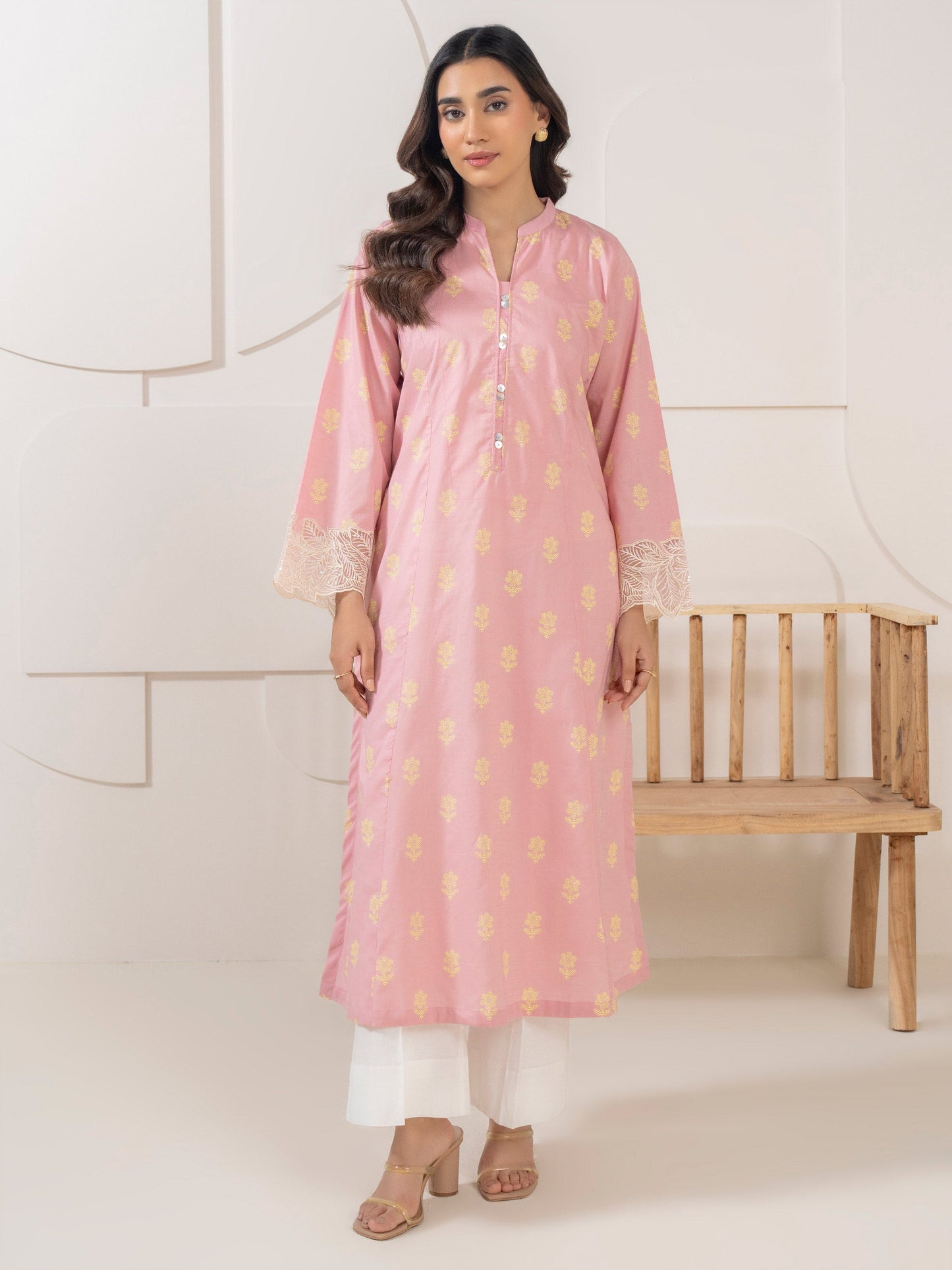 Lawn Shirt-Embroidered (Pret)