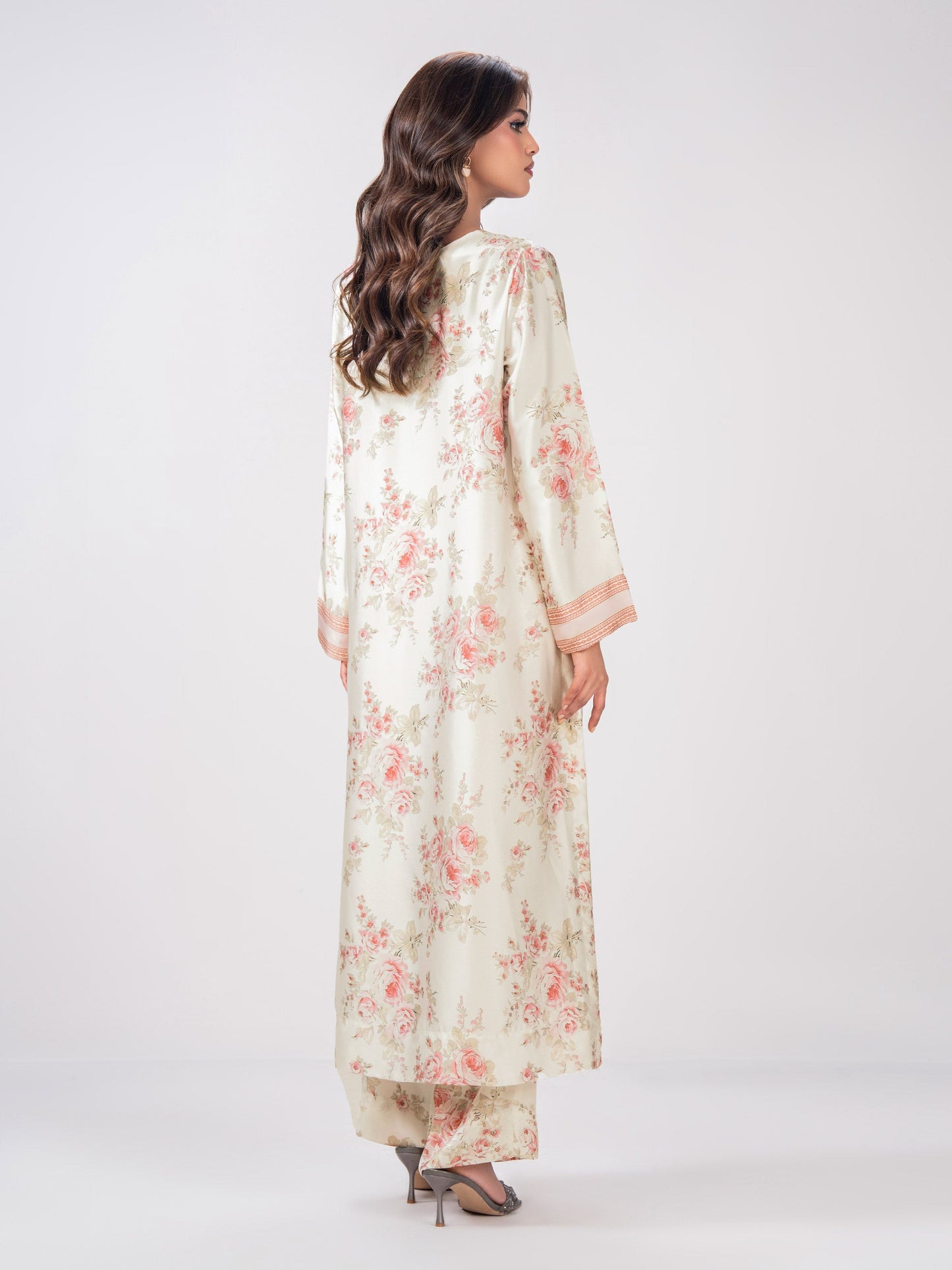 2 Piece Silk Suit- Embroidered (Pret)