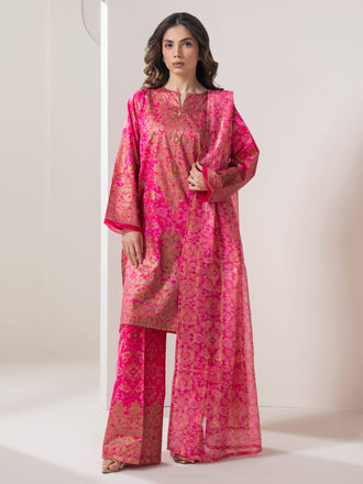 3-piece-satin-suit-paste-print-(pret)