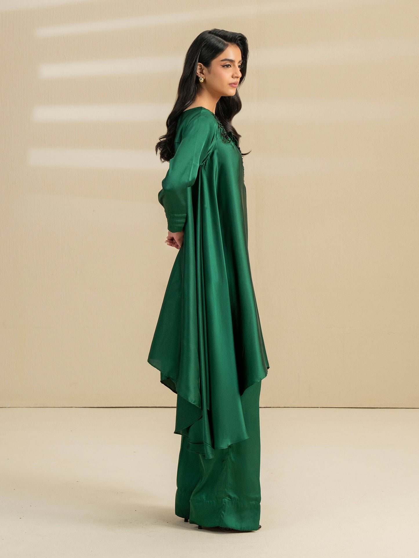 2 Piece Silk Suit-Embroidered (Pret)