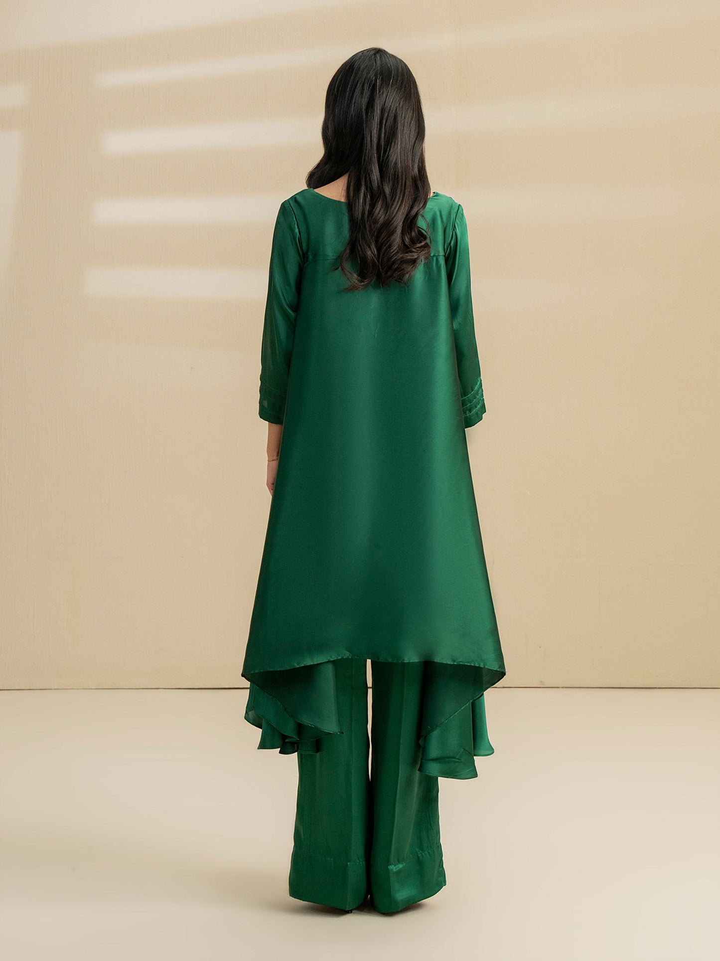 2 Piece Silk Suit-Embroidered (Pret)