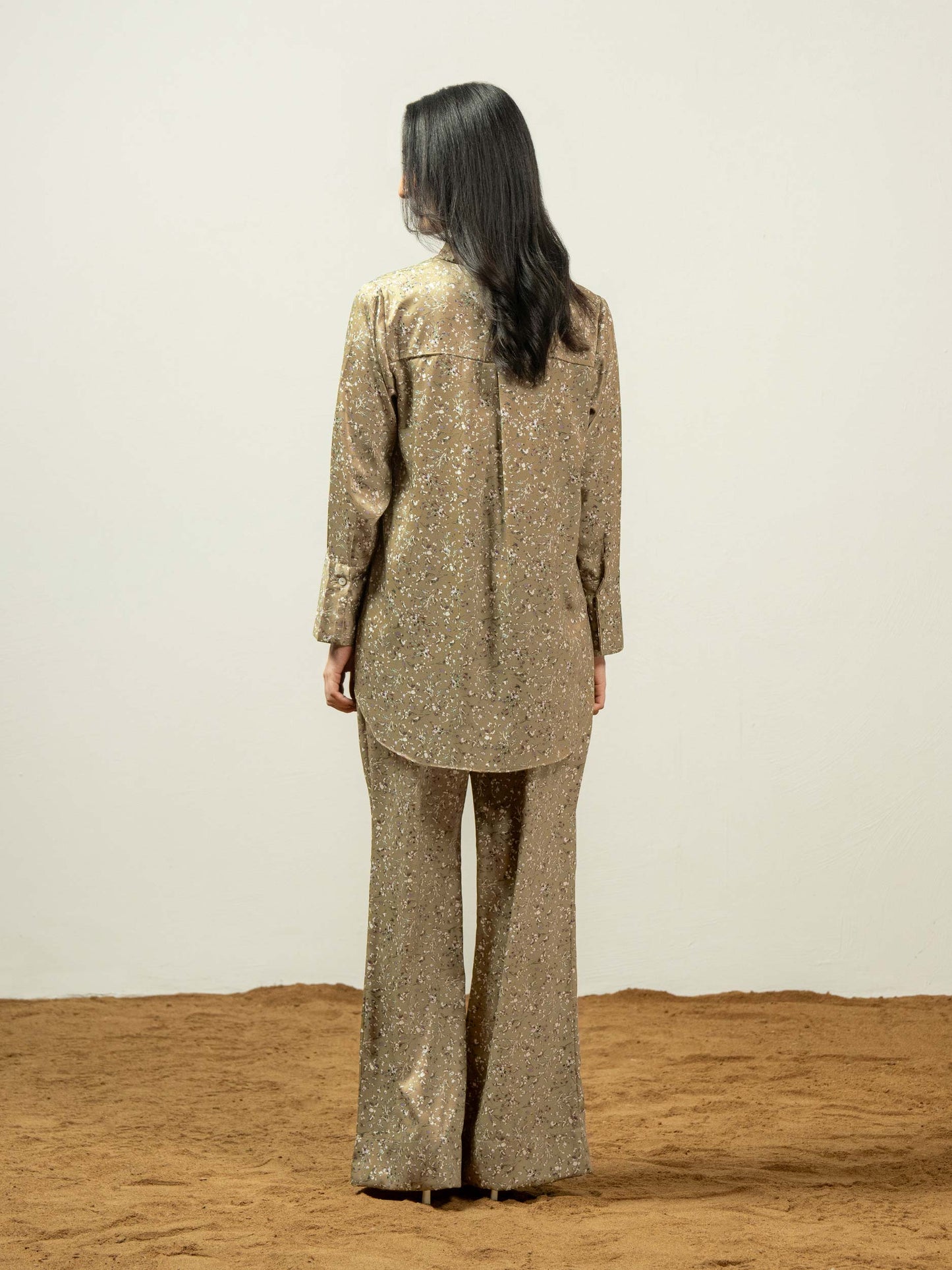 Silk Co-ord Set-Printed (Pret)