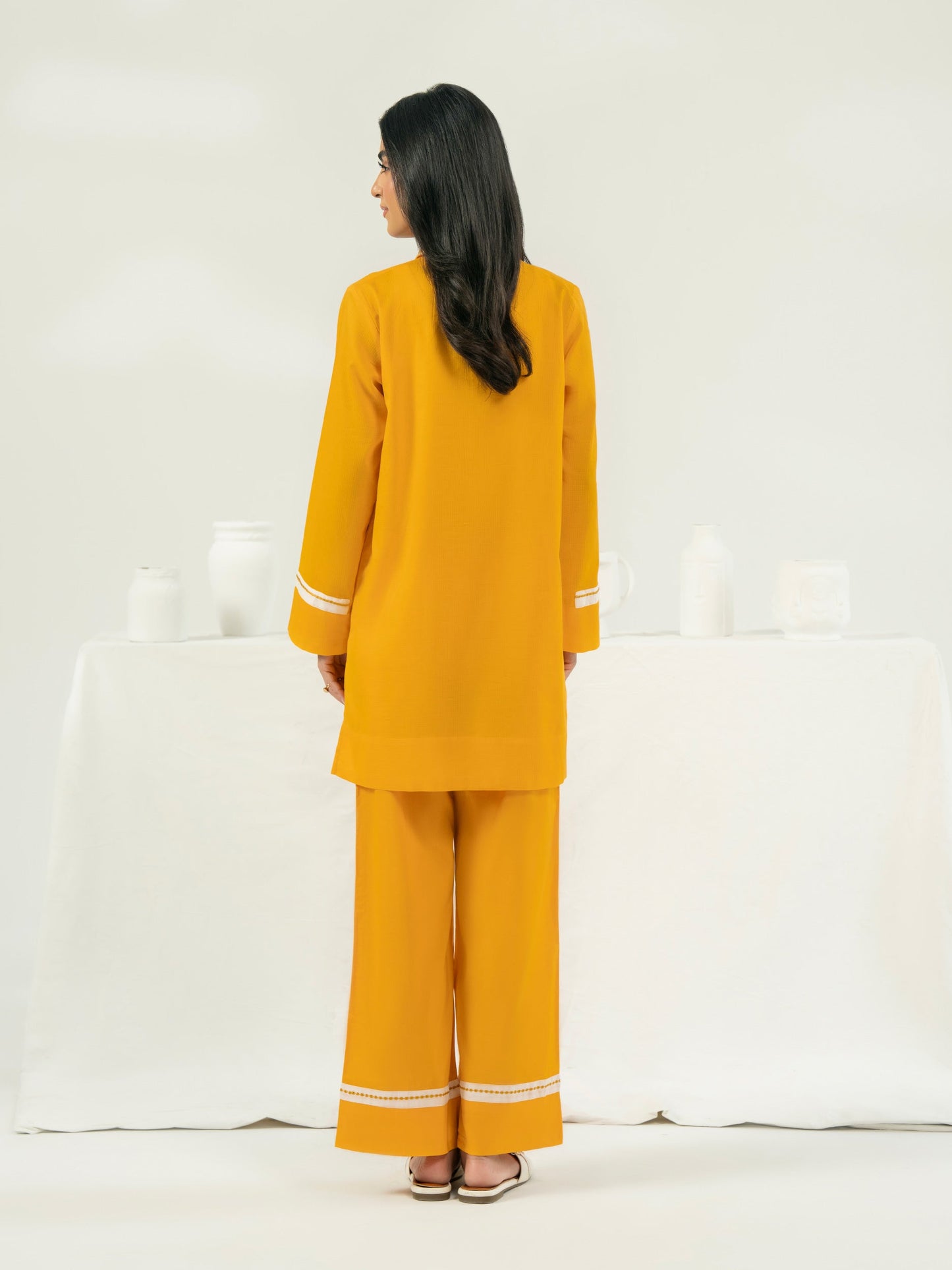 Dobby Co-ord Set-Dyed (Pret)