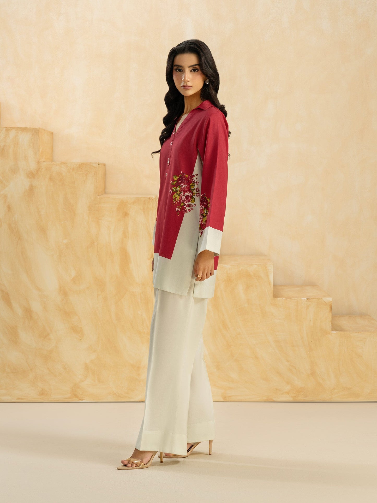 Cambric Co-ord Set-Printed (Pret)
