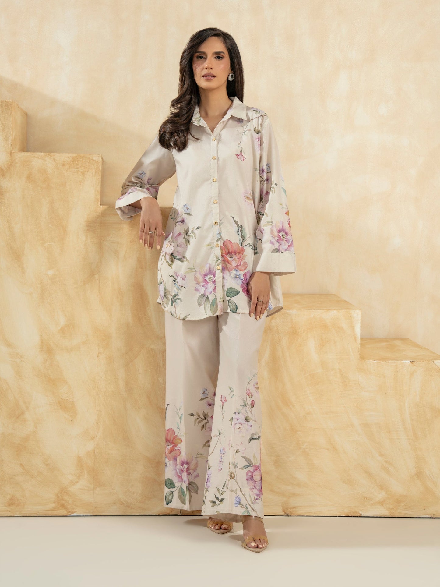 Lawn Co-ord Set-Printed (Pret)