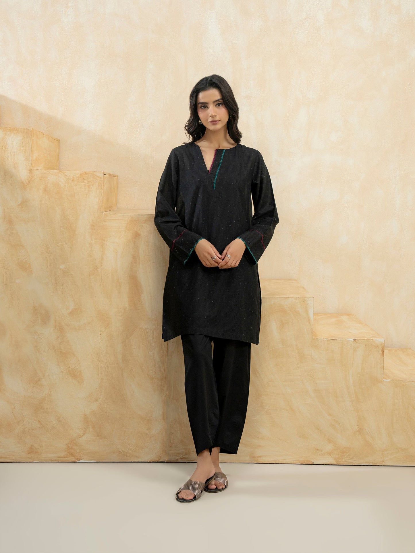 2 Piece Yarn Dyed Suit-Dyed (Pret)