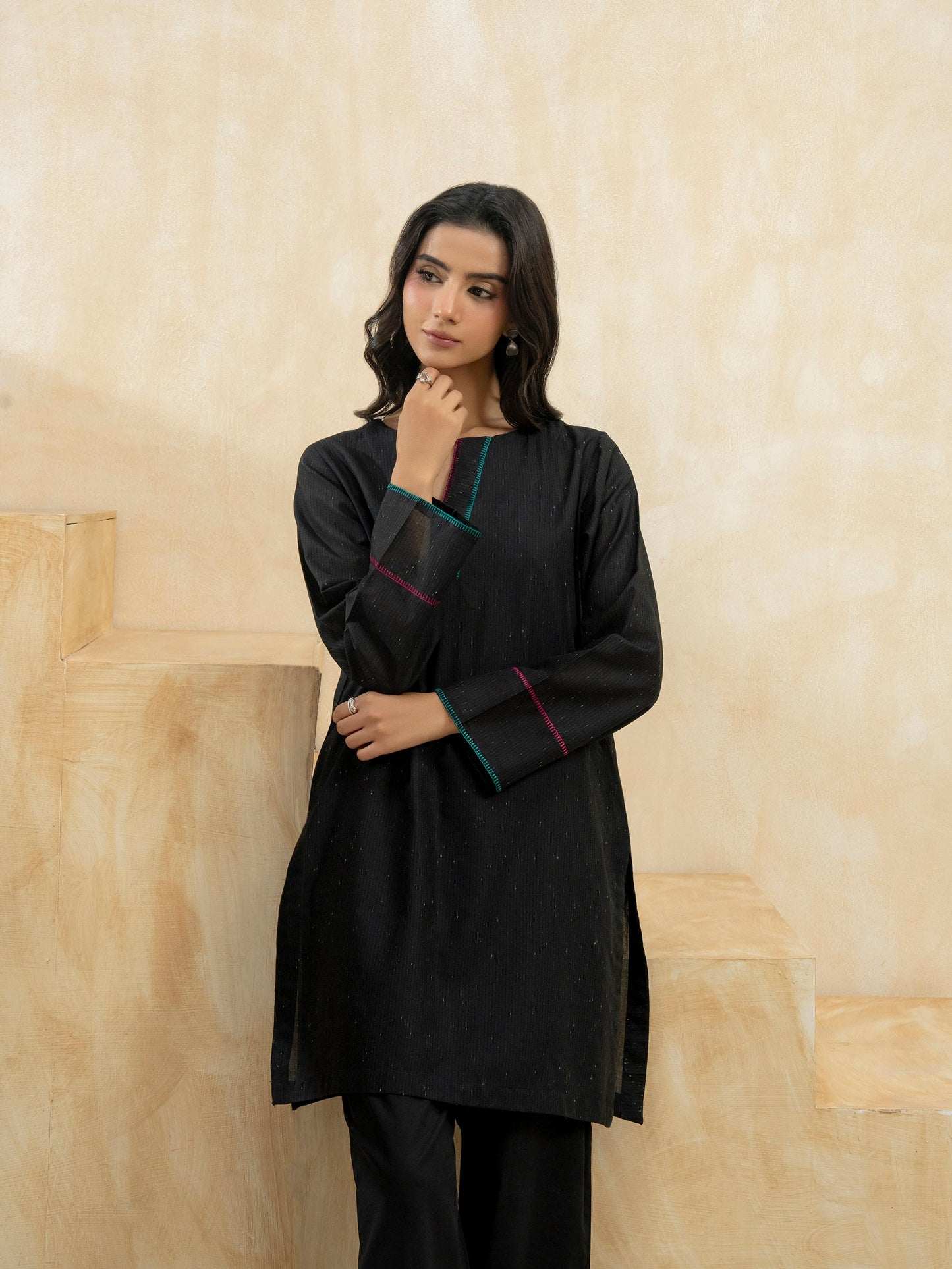 2 Piece Yarn Dyed Suit-Dyed (Pret)