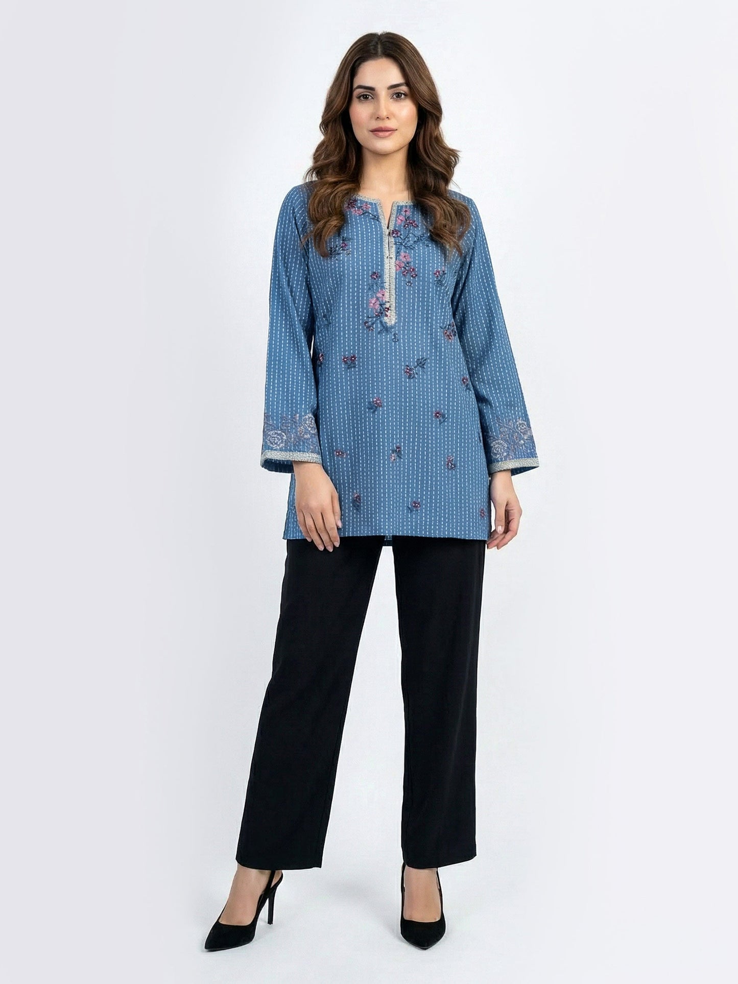 Lawn Kurti- Embroidered (Pret)