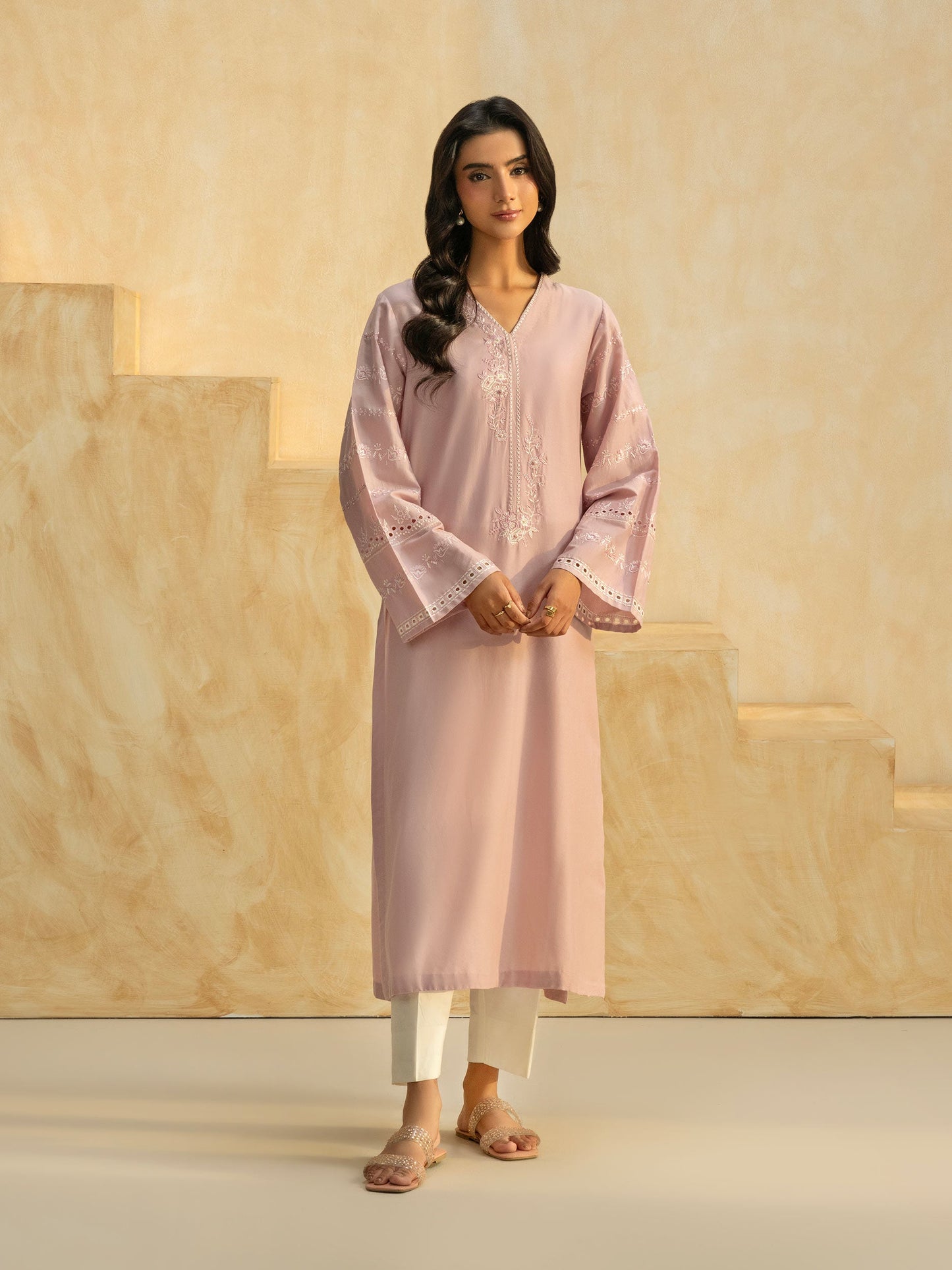 Dobby Shirt-Embroidered (Pret)