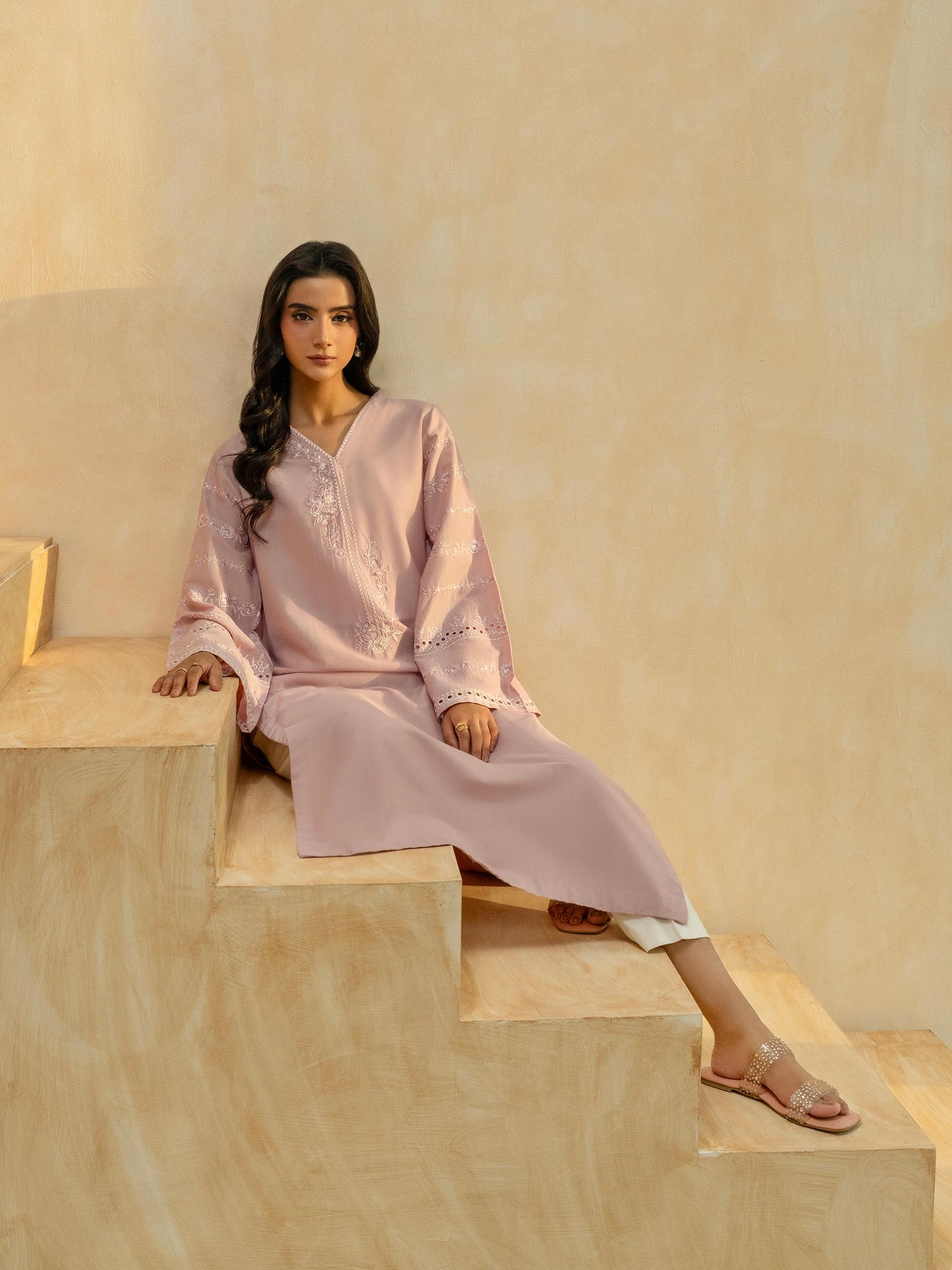 Dobby Shirt-Embroidered (Pret)