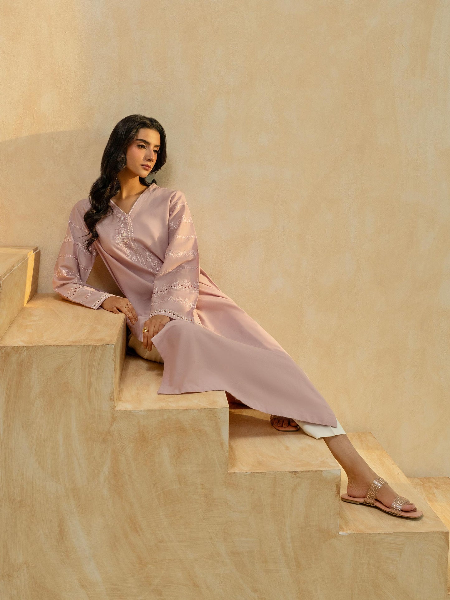 Dobby Shirt-Embroidered (Pret)