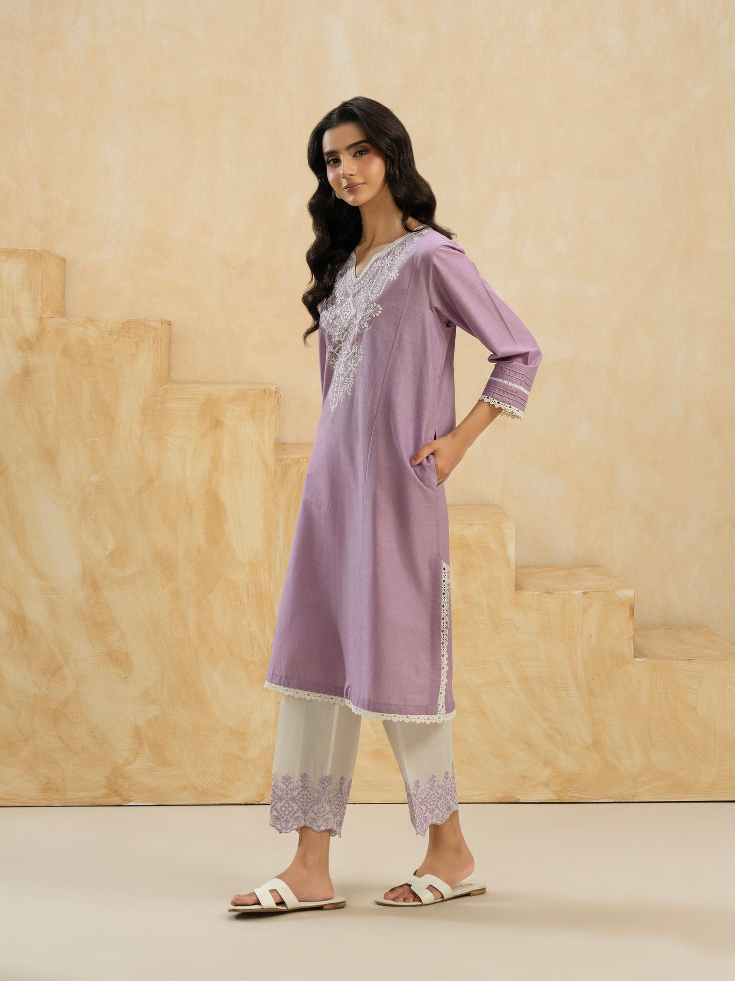 2 Piece Lawn Suit-Embroidered (Pret)