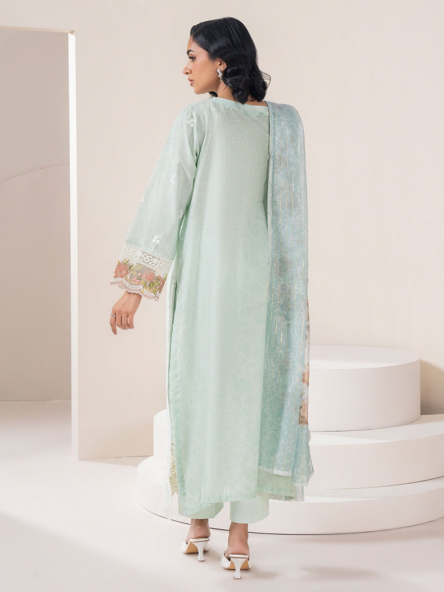 3 Piece Lawn Suit-Embroidered (Pret)