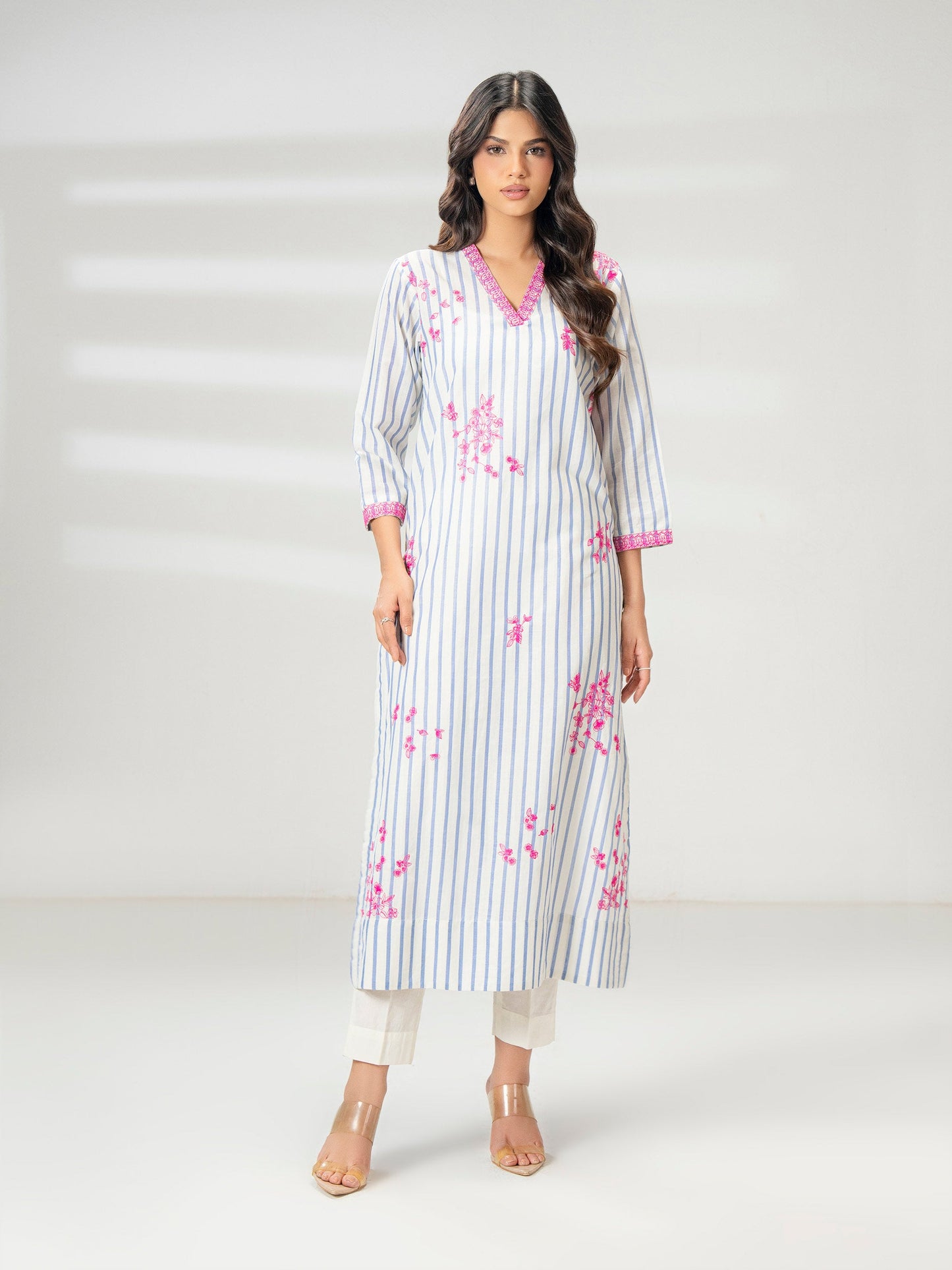 Yarn Dyed Shirt-Embroidered (Pret)