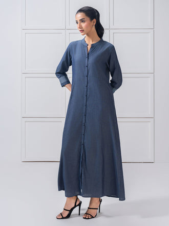 dyed-denim-dress