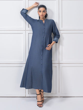 dyed-denim-dress