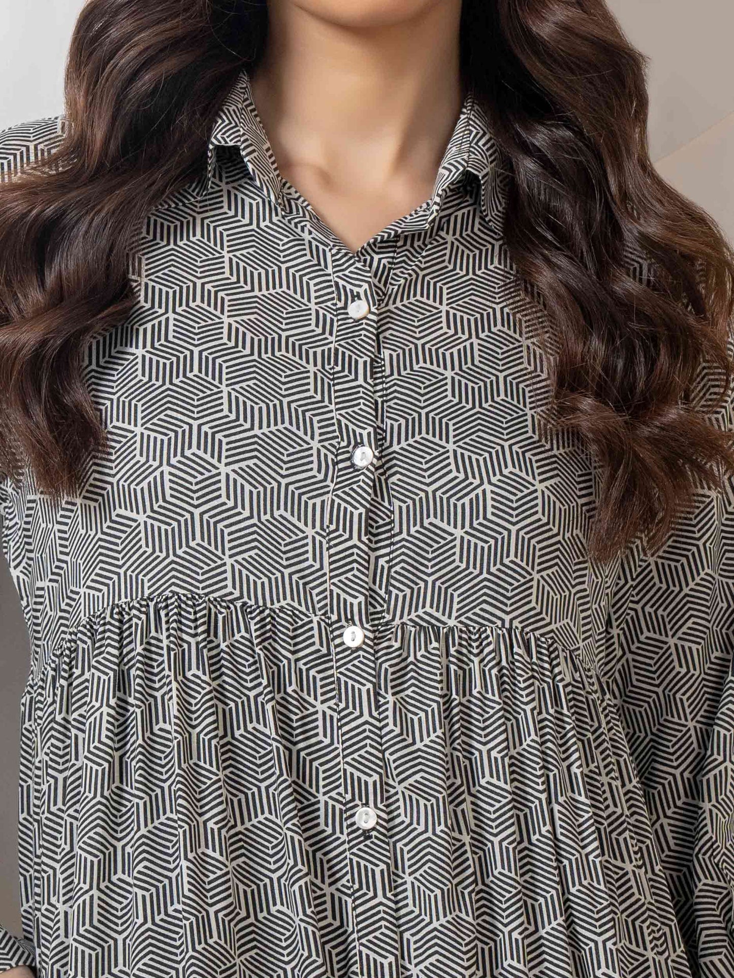 Printed Viscose Dress