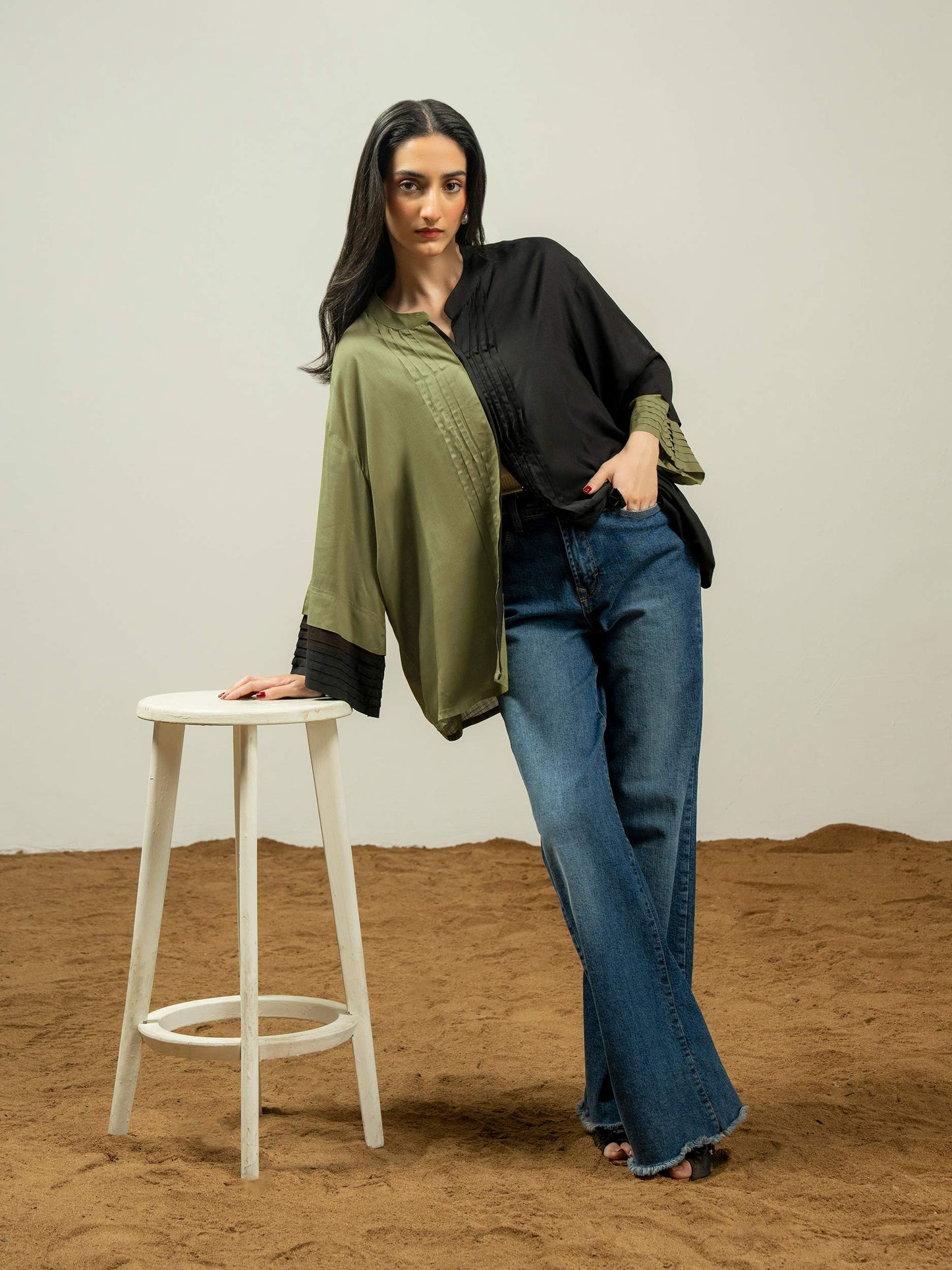 Dyed Viscose Top