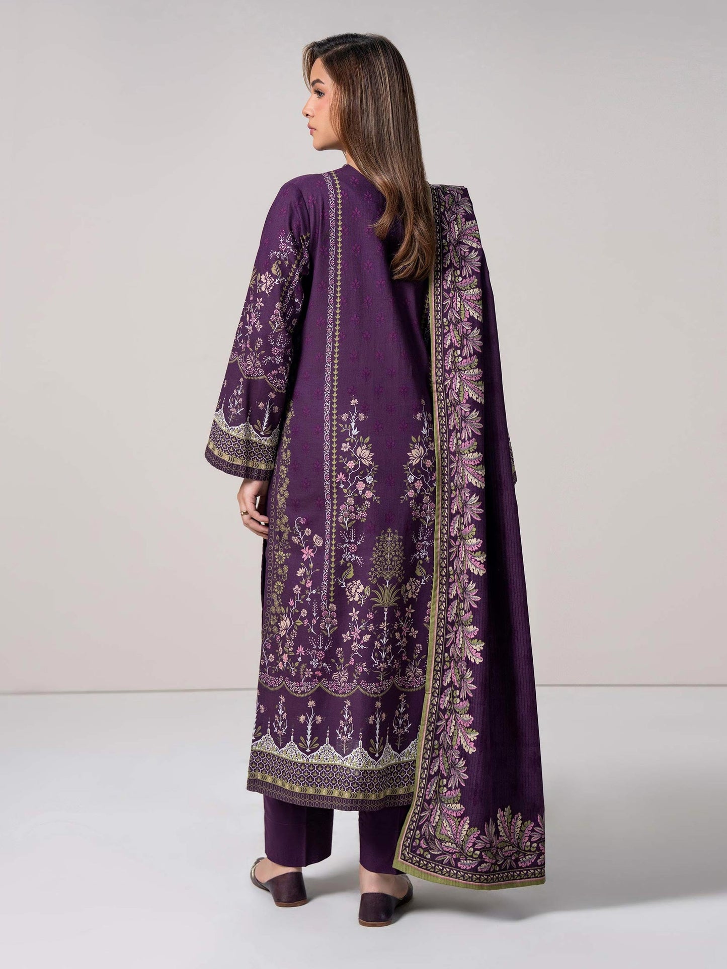 3 Piece Khaddar Suit (Pret)