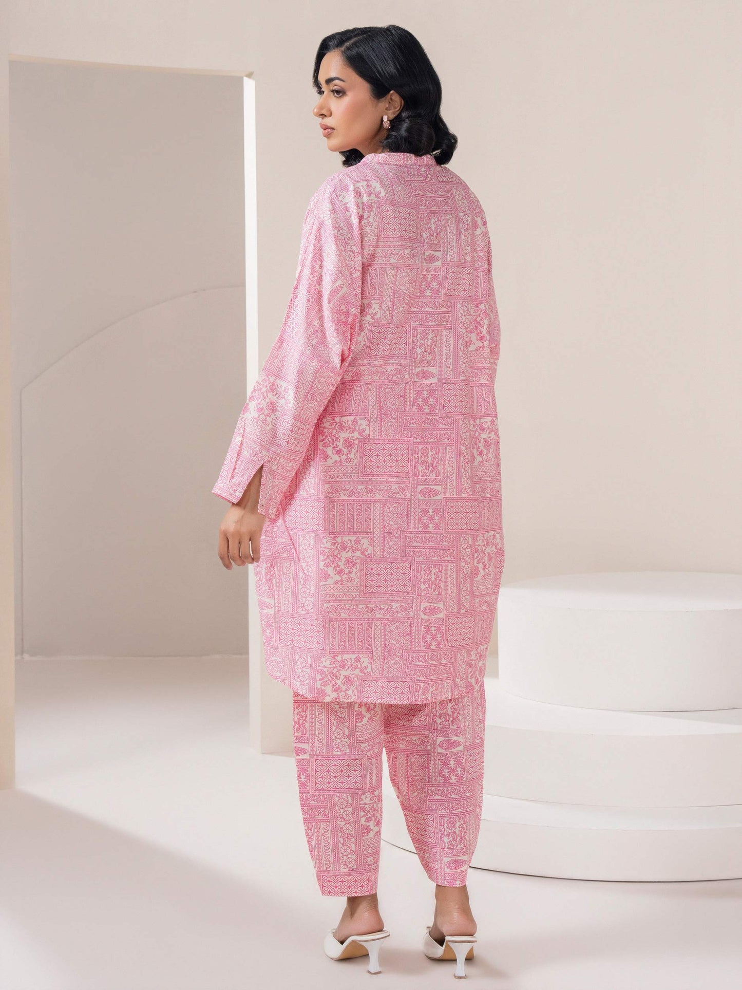 Lawn Co-ord Set-Printed (Pret)