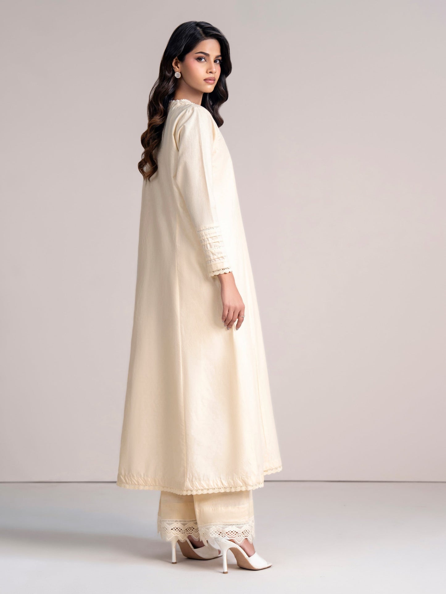 2 Piece Self Jacquard Suit (Pret)