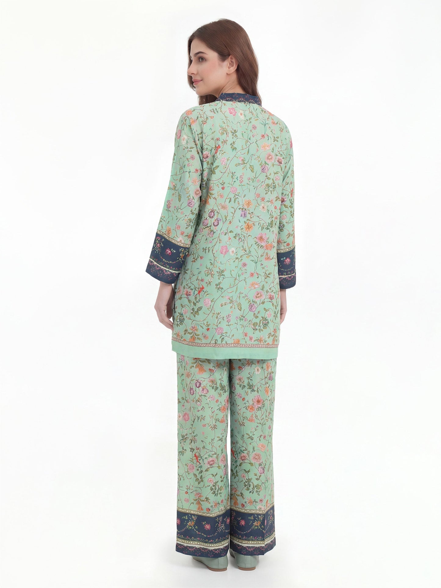 2 Piece Silk Suit (Pret)