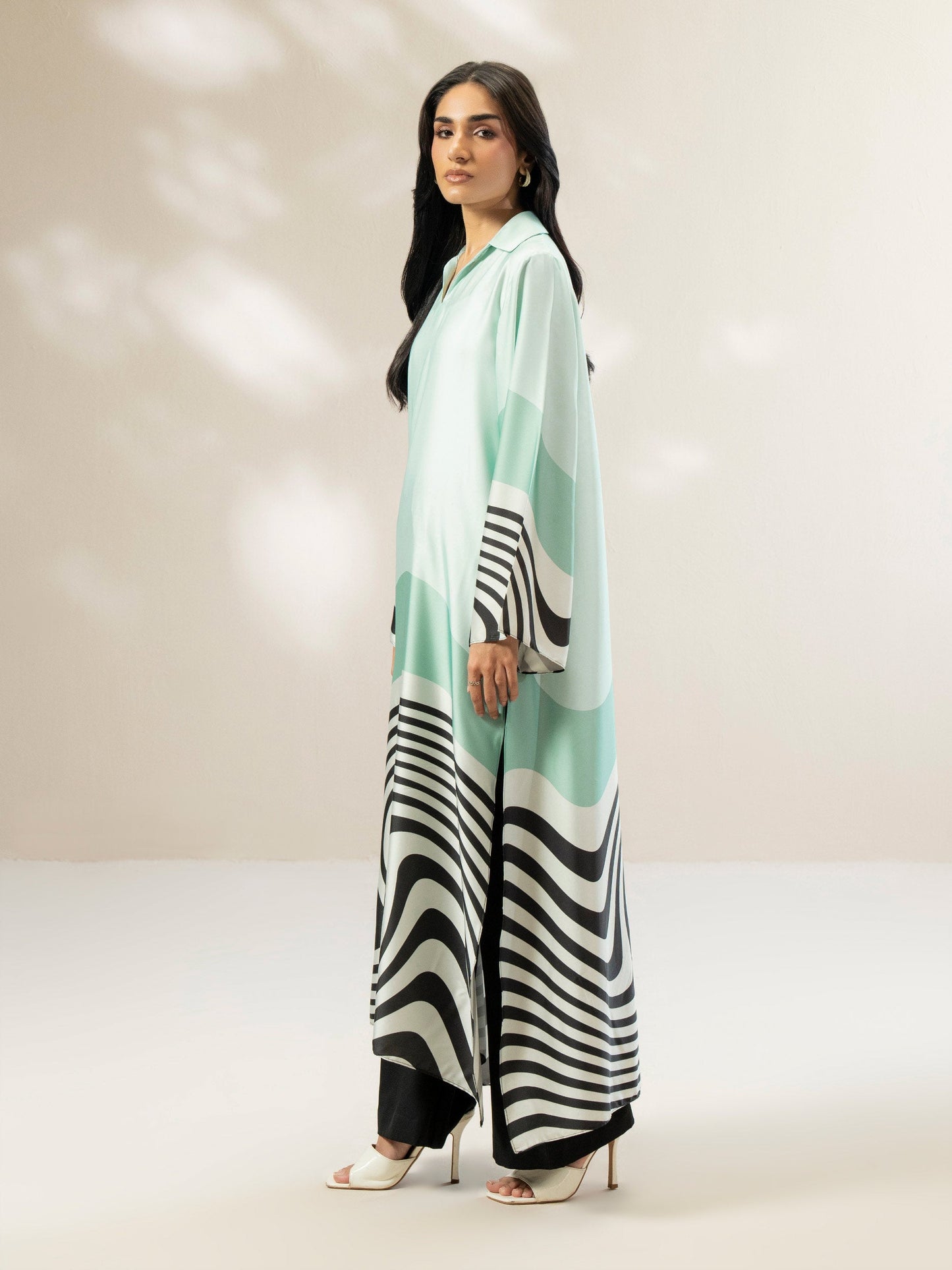 Silk Shirt-Printed (Pret)