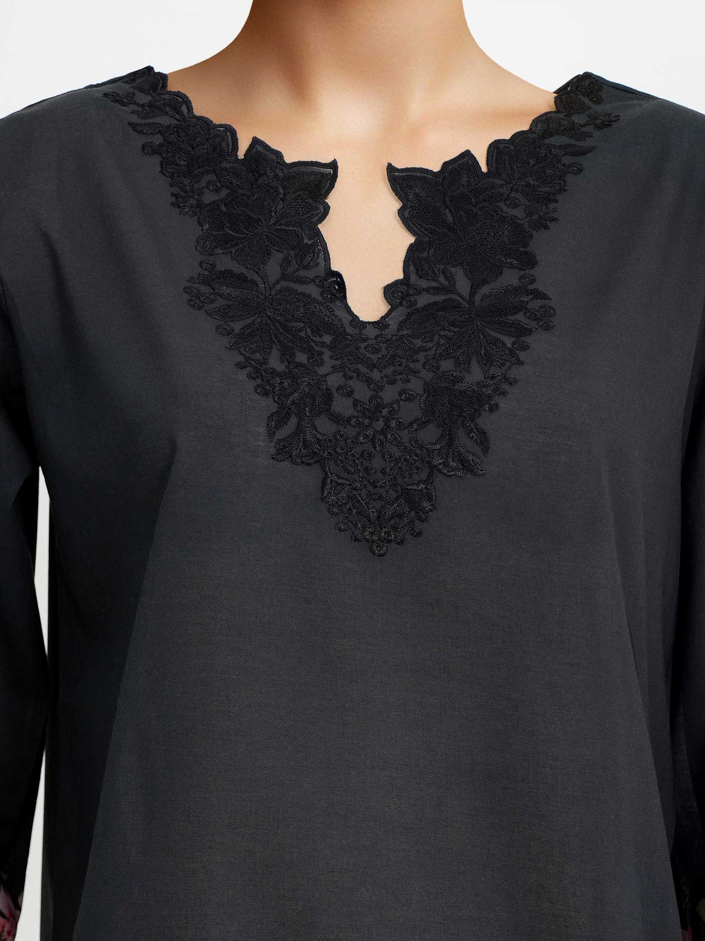Lawn Shirt-Embroidered (Pret)
