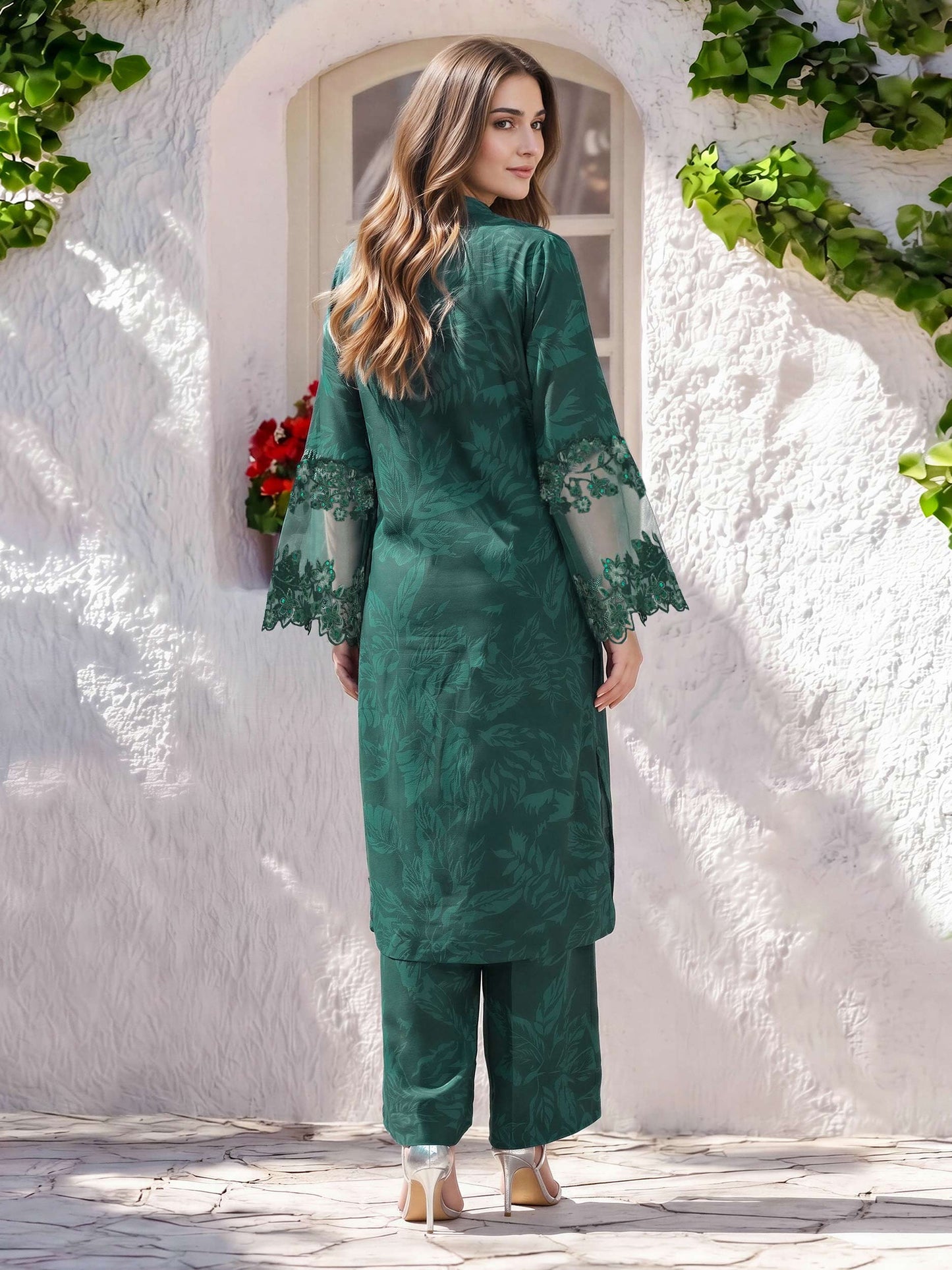 2 Piece Grip Suit- Embroidered (Pret)