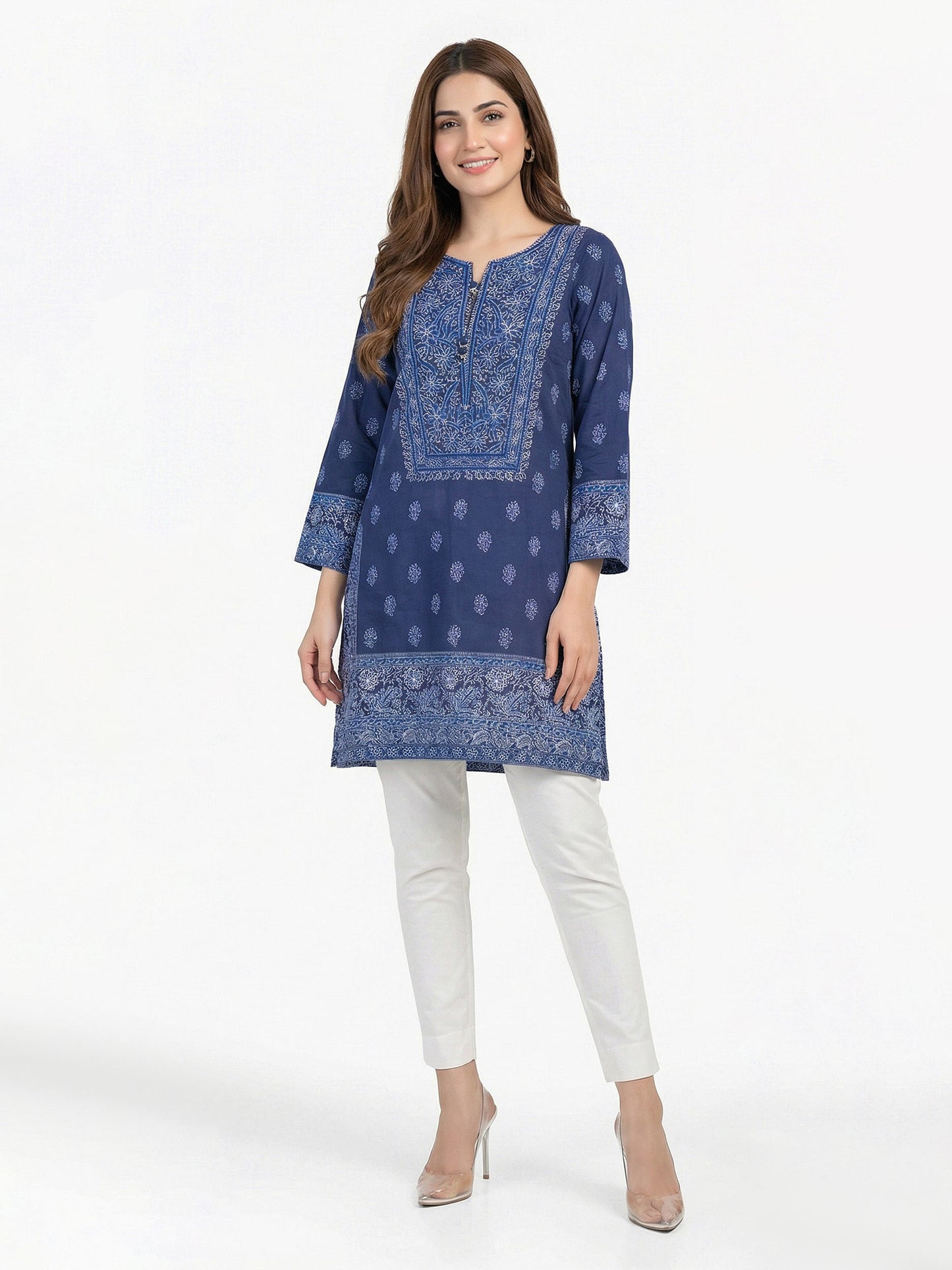 Cambric Slub Kurti (Pret)