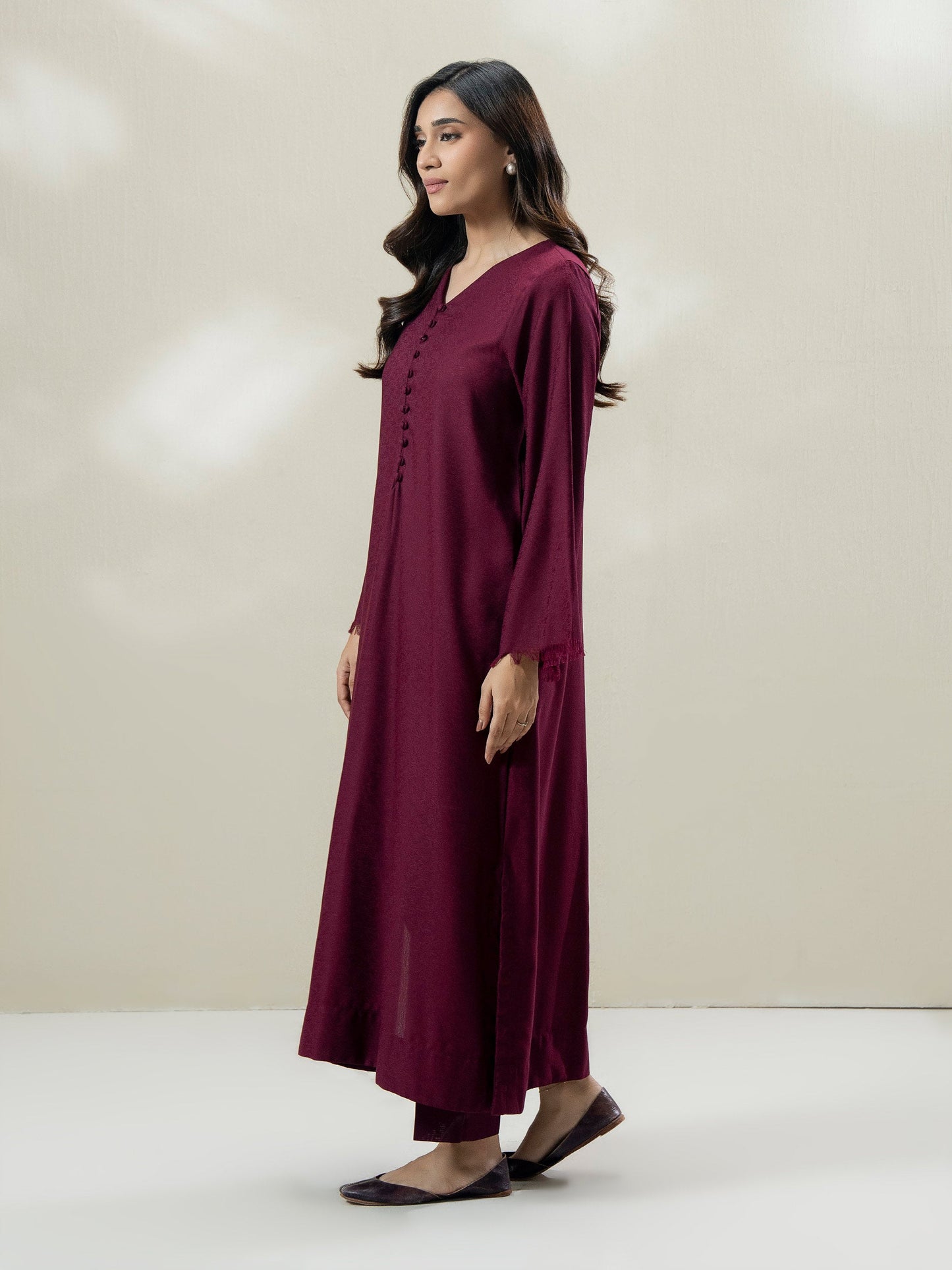 2-Piece Self Jacquard Suit (Pret)