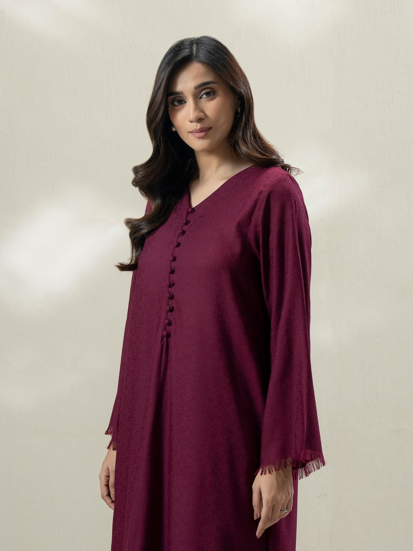 2-Piece Self Jacquard Suit (Pret)